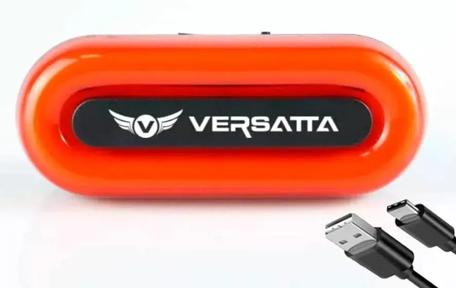VERSATTA LED Helmet Light, Motorcycle Helmet Light, Bike Bicycle Rear Red Safety Light with Type-C Cable | 14 LED Lamp Beads, IPX6 Waterproof - view 4