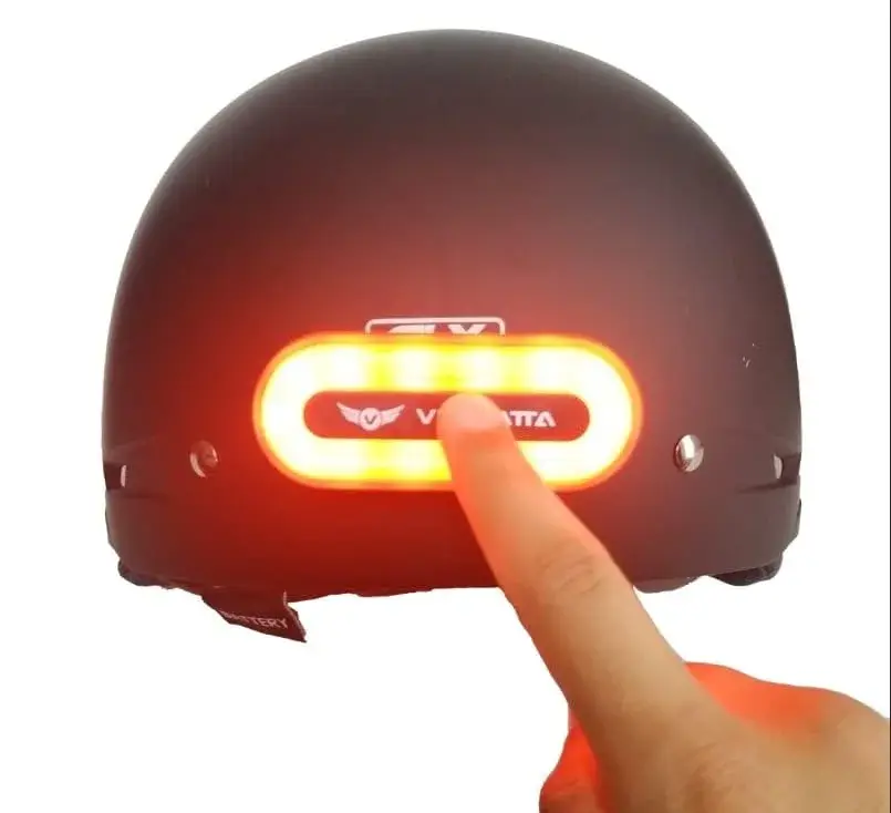 VERSATTA LED Helmet Light, Motorcycle Helmet Light, Bike Bicycle Rear Red Safety Light with Type-C Cable | 14 LED Lamp Beads, IPX6 Waterproof - view 6