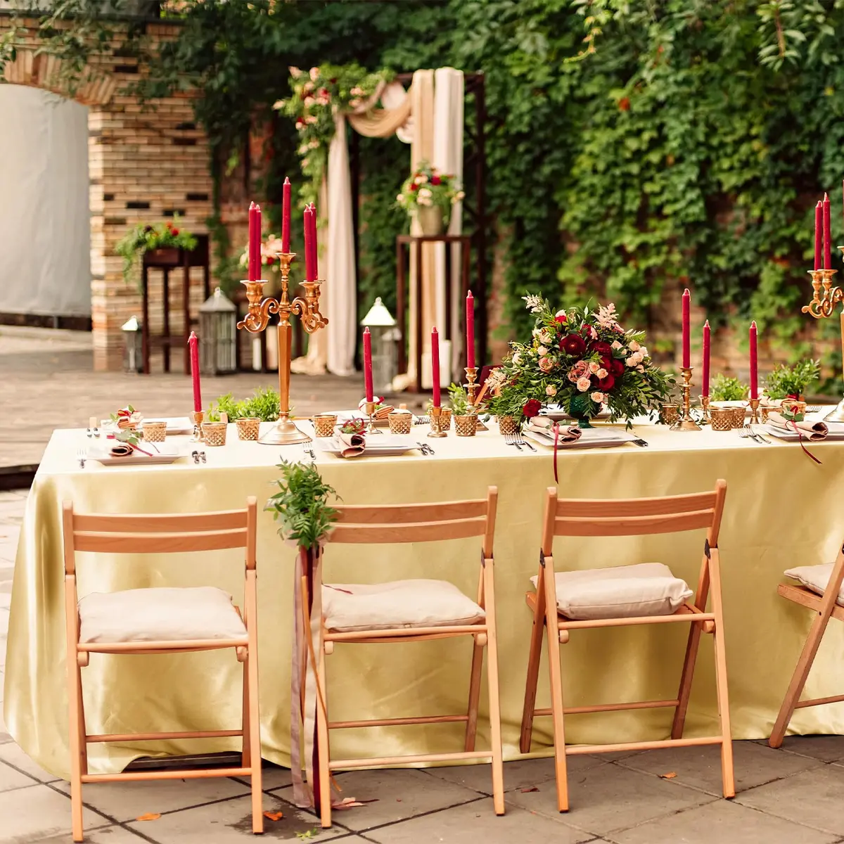 Ruisita Satin Party Tablecloth 147 x 259 cm | Elegant Wedding & Event Decor - view 6