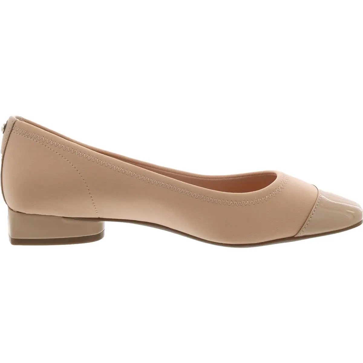 Anne Klein Womens Able Slip-On Flats - Comfortable Classic Dress Shoes for Office, Work & Formal Events, Nude, 6 - view 2