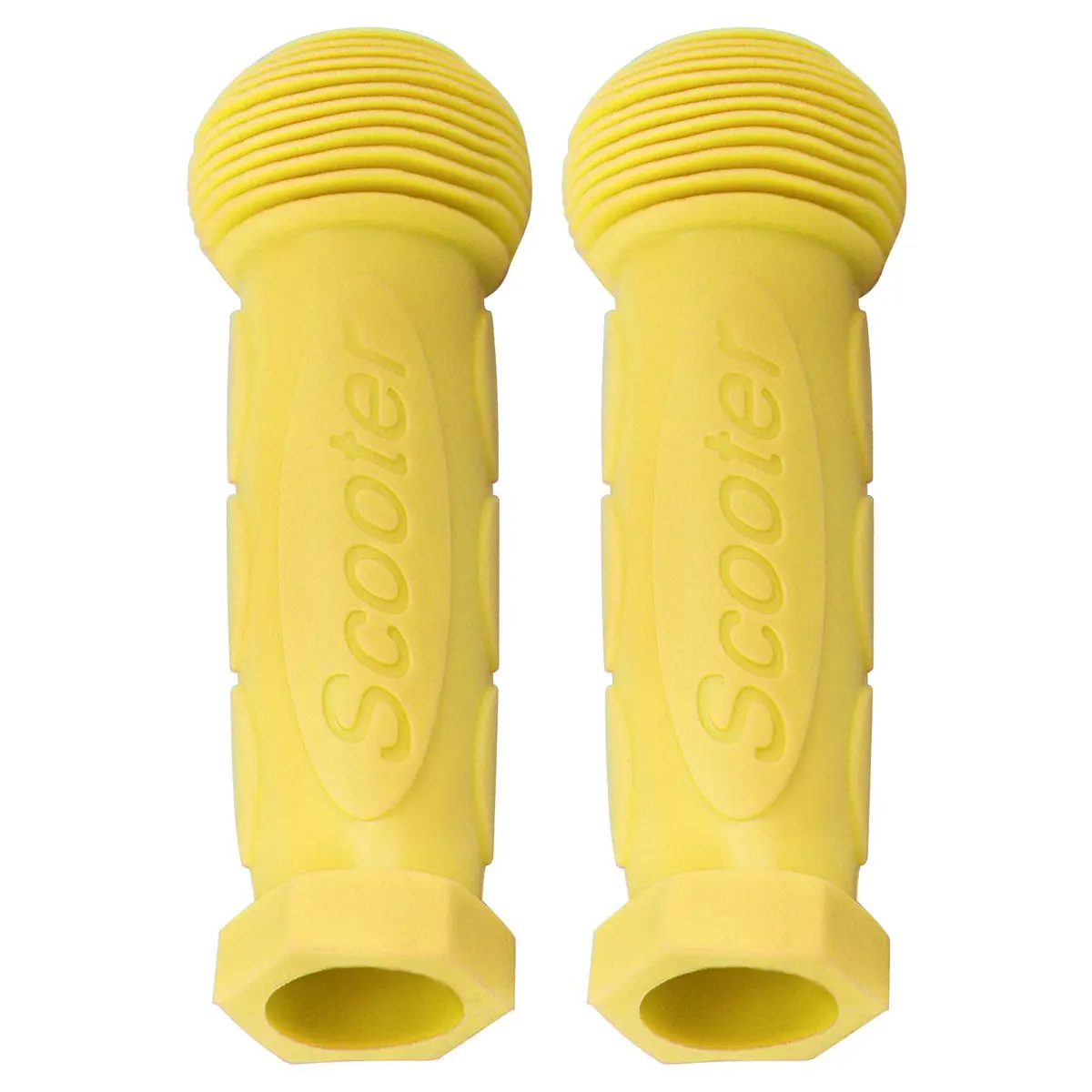 Gladeer Kids Scooter Handle Grips Replacement Handlebars for 2/3/4 Wheeled Child Kick Push Scooters Bike Rocking Car, 2-Pack (Yellow) - view 2