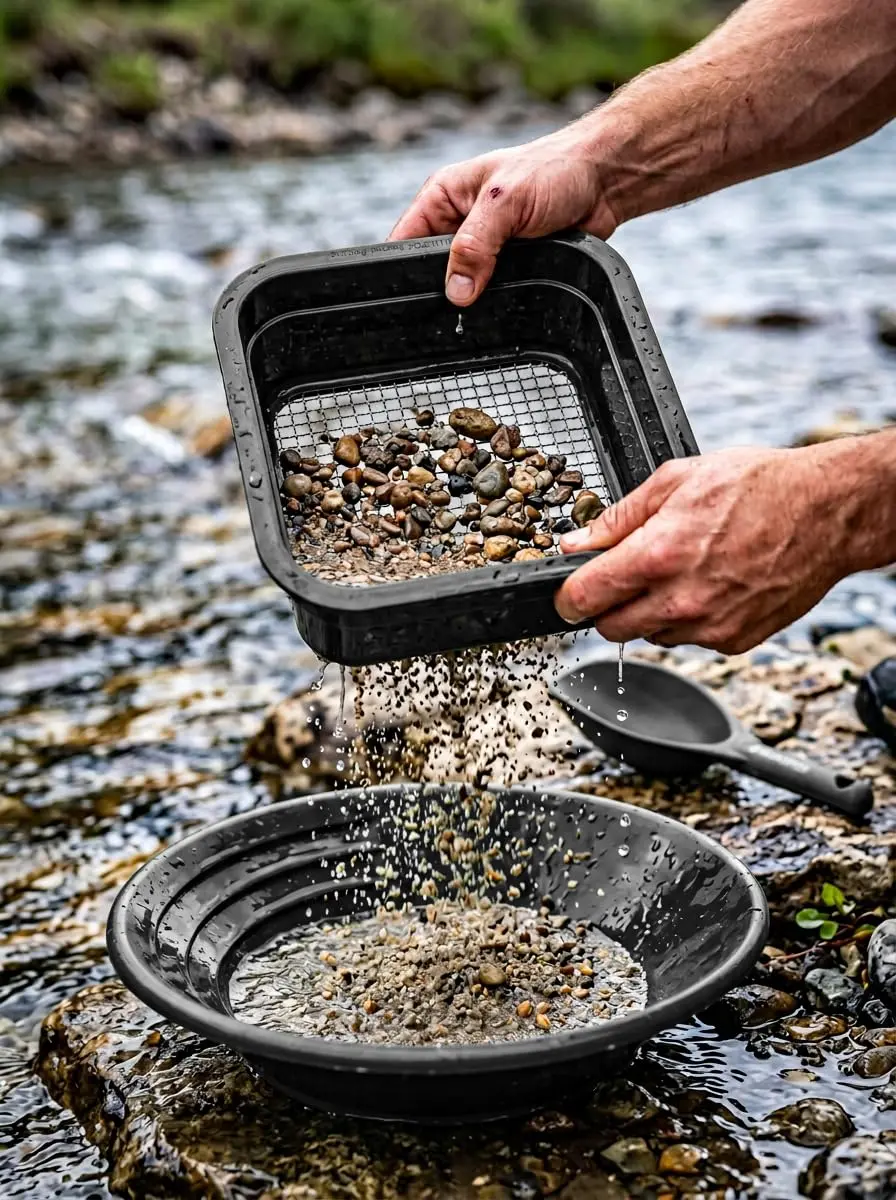 Sluice Fox Gold Sporting_Good Compact Sluice Box & Classifier Set | Portable Prospecting Tool for Remote Gold Panning in India - view 5