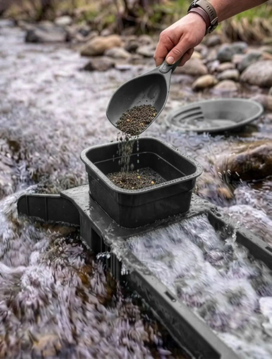 Sluice Fox Gold Sporting_Good Compact Sluice Box & Classifier Set | Portable Prospecting Tool for Remote Gold Panning in India - view 4