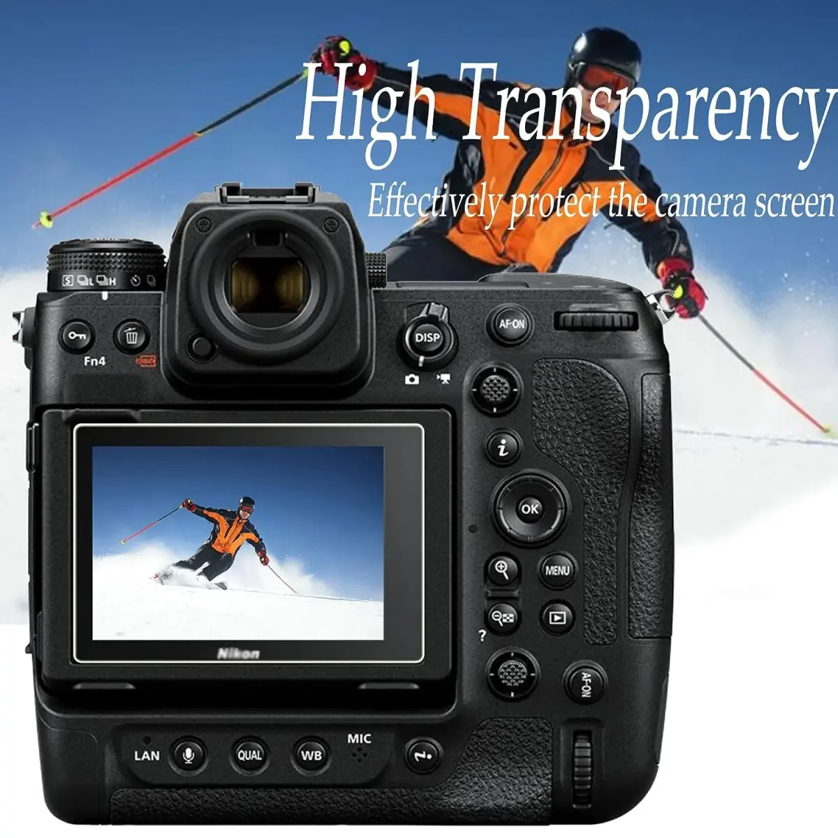 PCTC Tempered Glass Screen Protector for Nikon Z9 Z8 (2+2 Pack) | LCD & Top Screen Protection - view 2