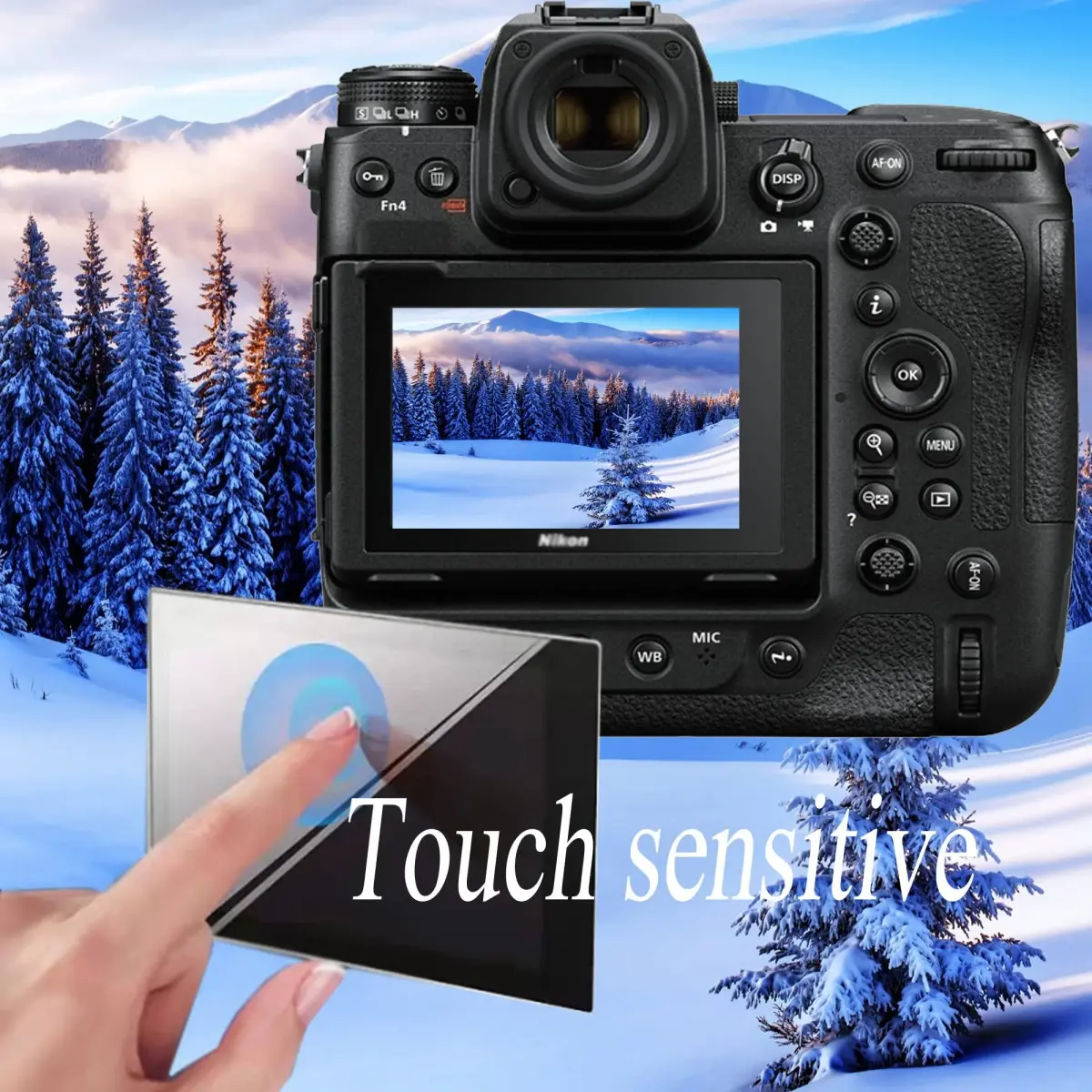 PCTC Tempered Glass Screen Protector for Nikon Z9 Z8 (2+2 Pack) | LCD & Top Screen Protection - view 3
