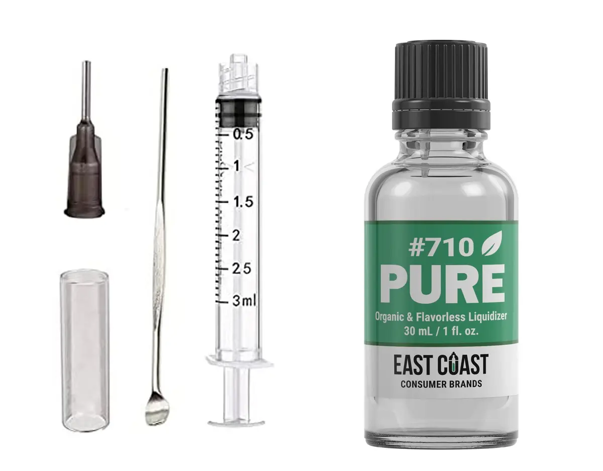 East Coast Terpenes Flavorless Original Liquidizer 30ml (1 Fl Oz) + Tool Kit | Plant-Based Extracts for Concentrates - main product image