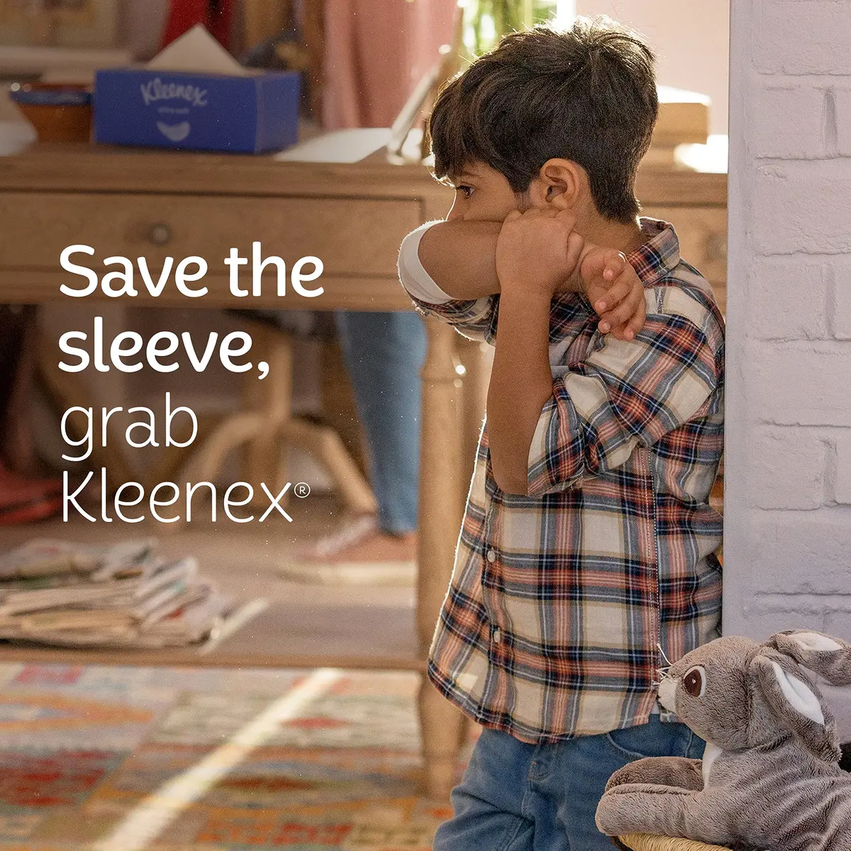 Kleenex Ultra Soft Facial Tissues Cube Box 60 Tissues (3-Ply) | Hypoallergenic & Lotion-Free for Sensitive Skin - view 8