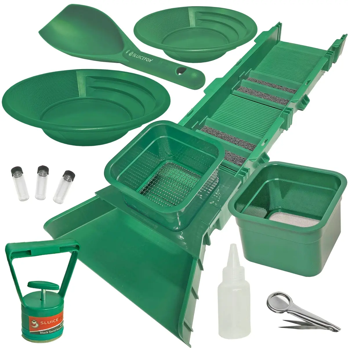 Sluice Fox Compact Gold Panning Kit | Portable Sluice Box & Classifier Pans for Remote Expeditions - main product image