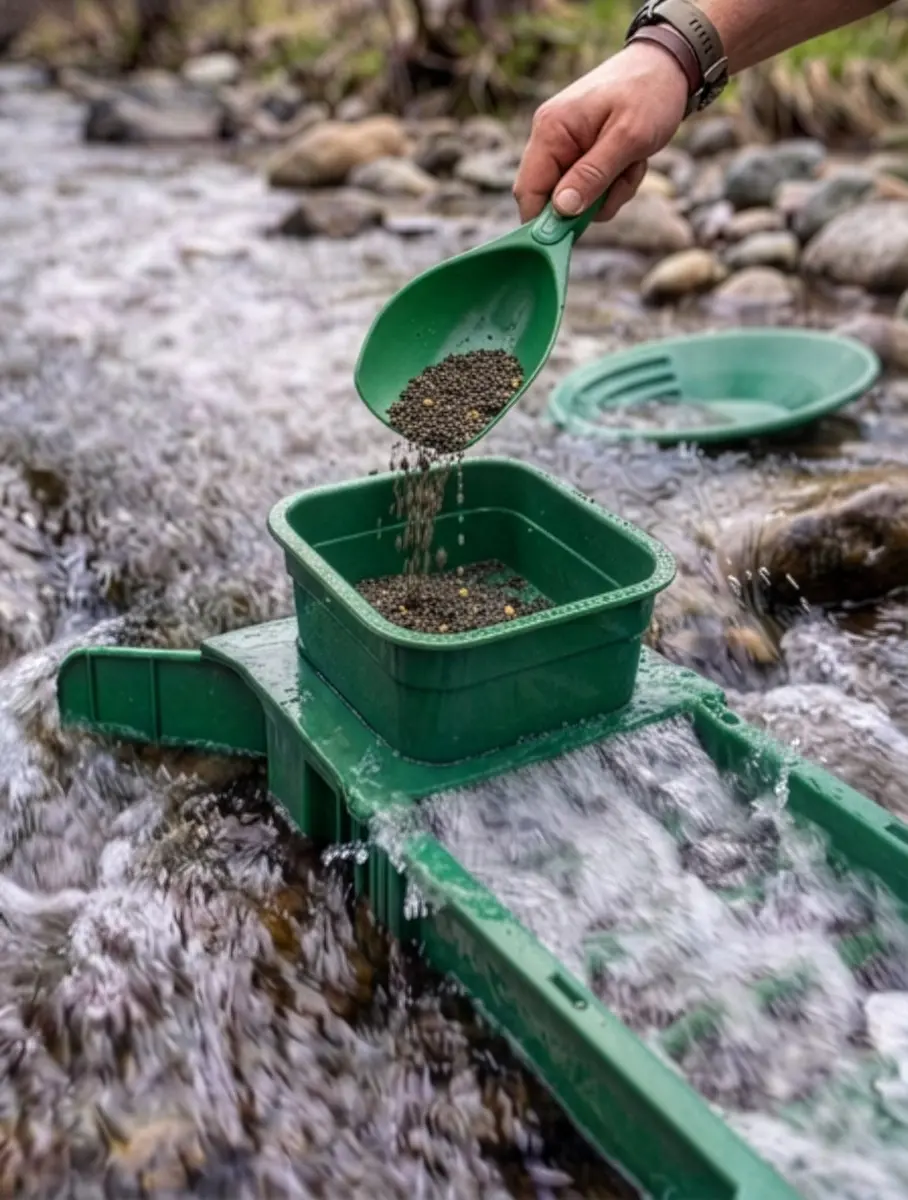 Sluice Fox Compact Gold Panning Kit | Portable Sluice Box & Classifier Pans for Remote Expeditions - view 3