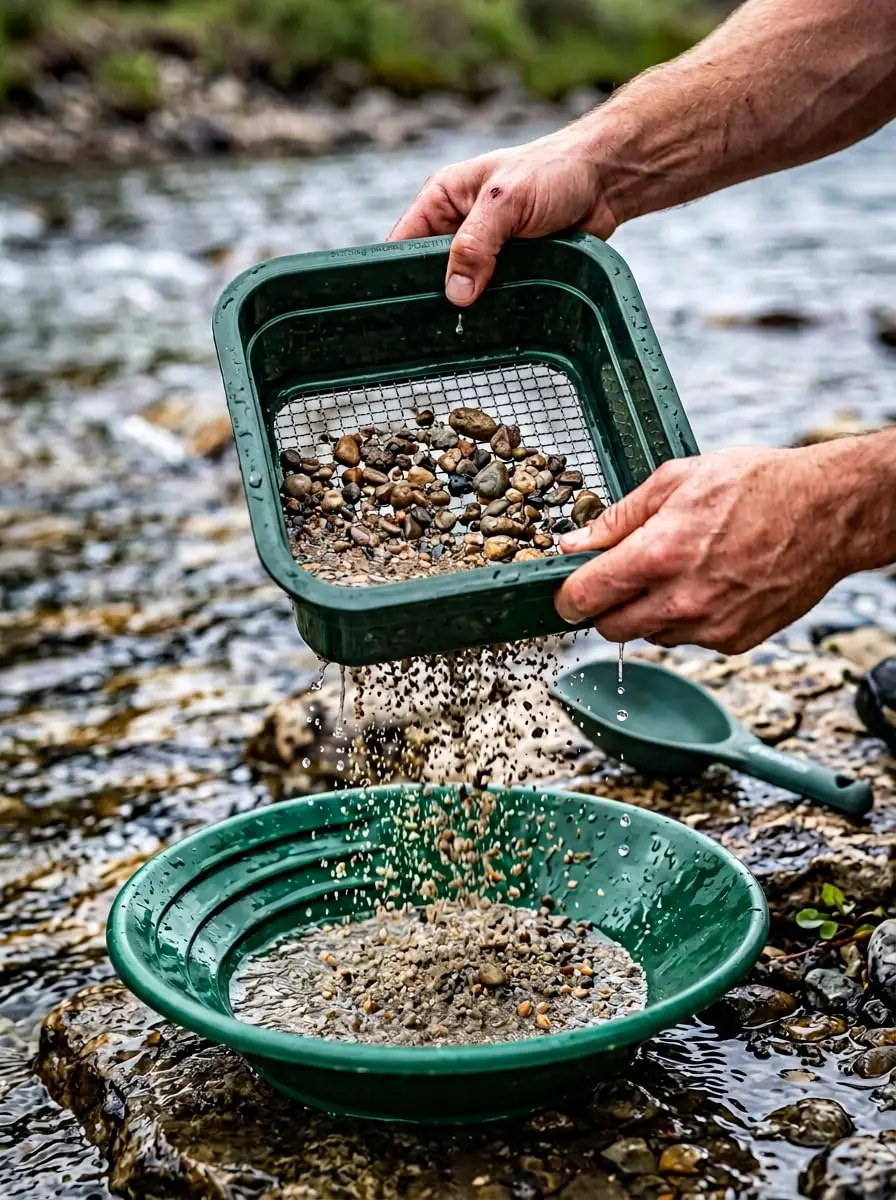 Sluice Fox Compact Gold Panning Kit | Portable Sluice Box & Classifier Pans for Remote Expeditions - view 4