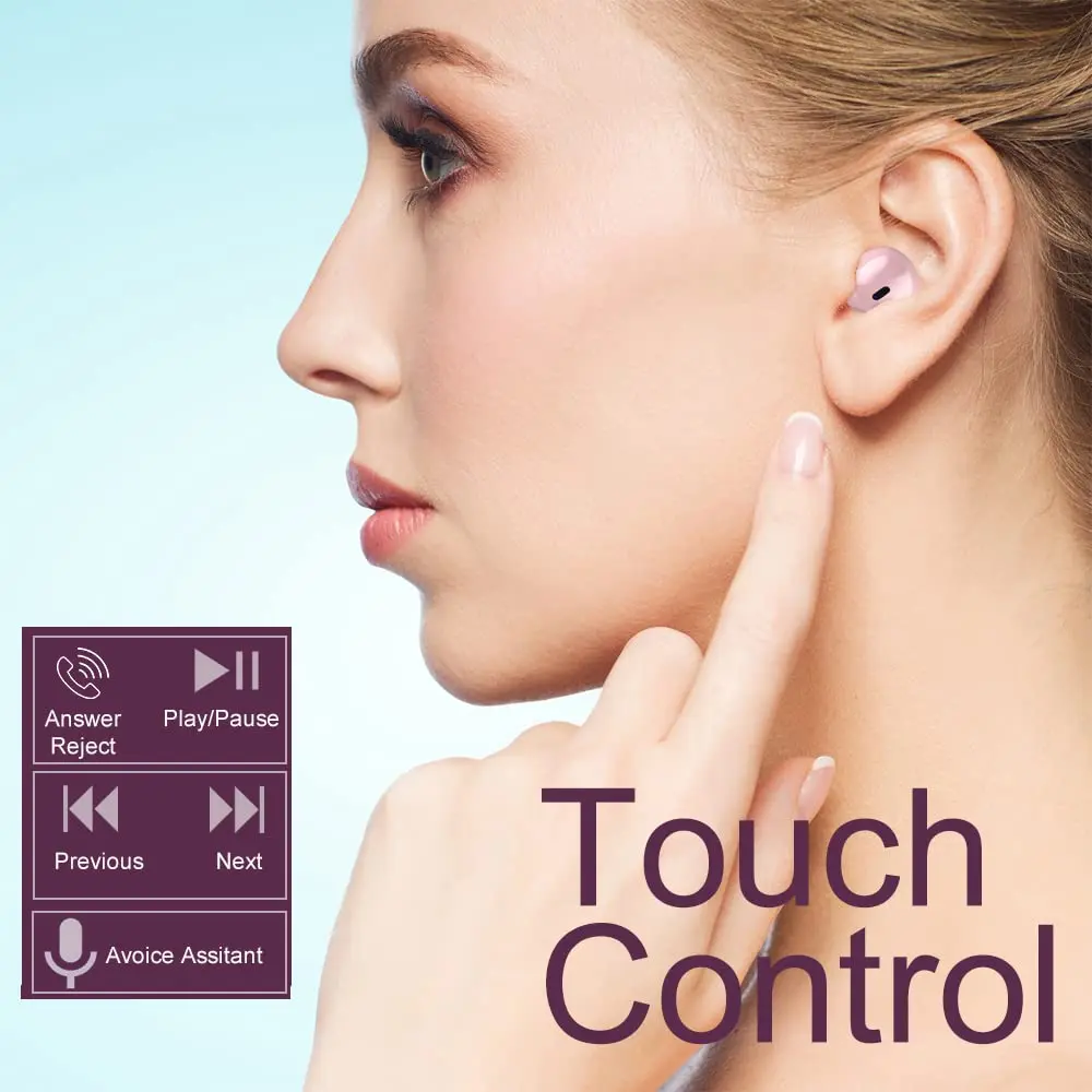 eleror Pro X6s Mini Wireless Bluetooth Earbuds, 10mm Dynamic Driver | Invisible Design for Work & Daily Use - view 6