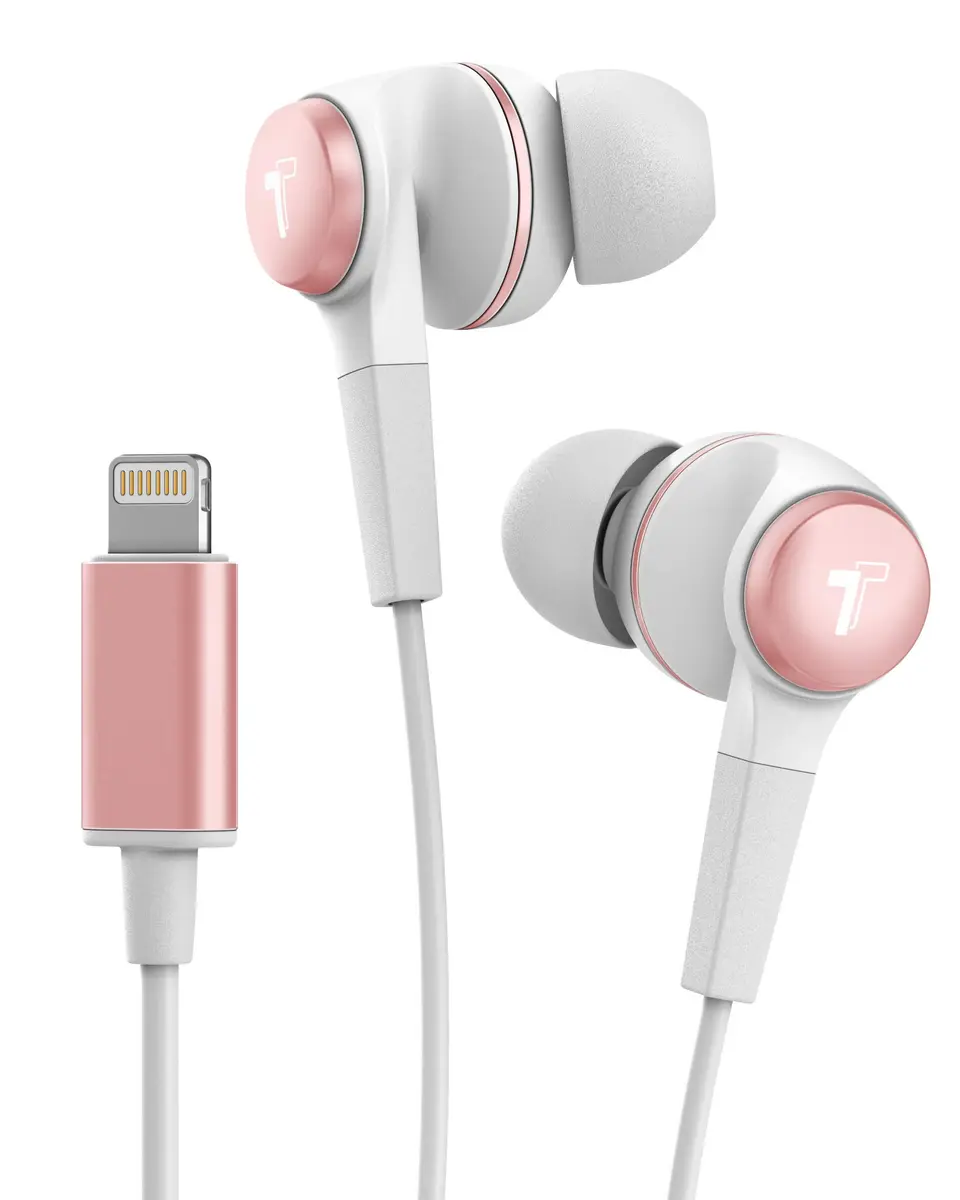 Thore Water Resistant Wired Lightning Earbuds 11mm Dynamic Drivers | Sweat/Water Resistant Headphones with Mic - main product image