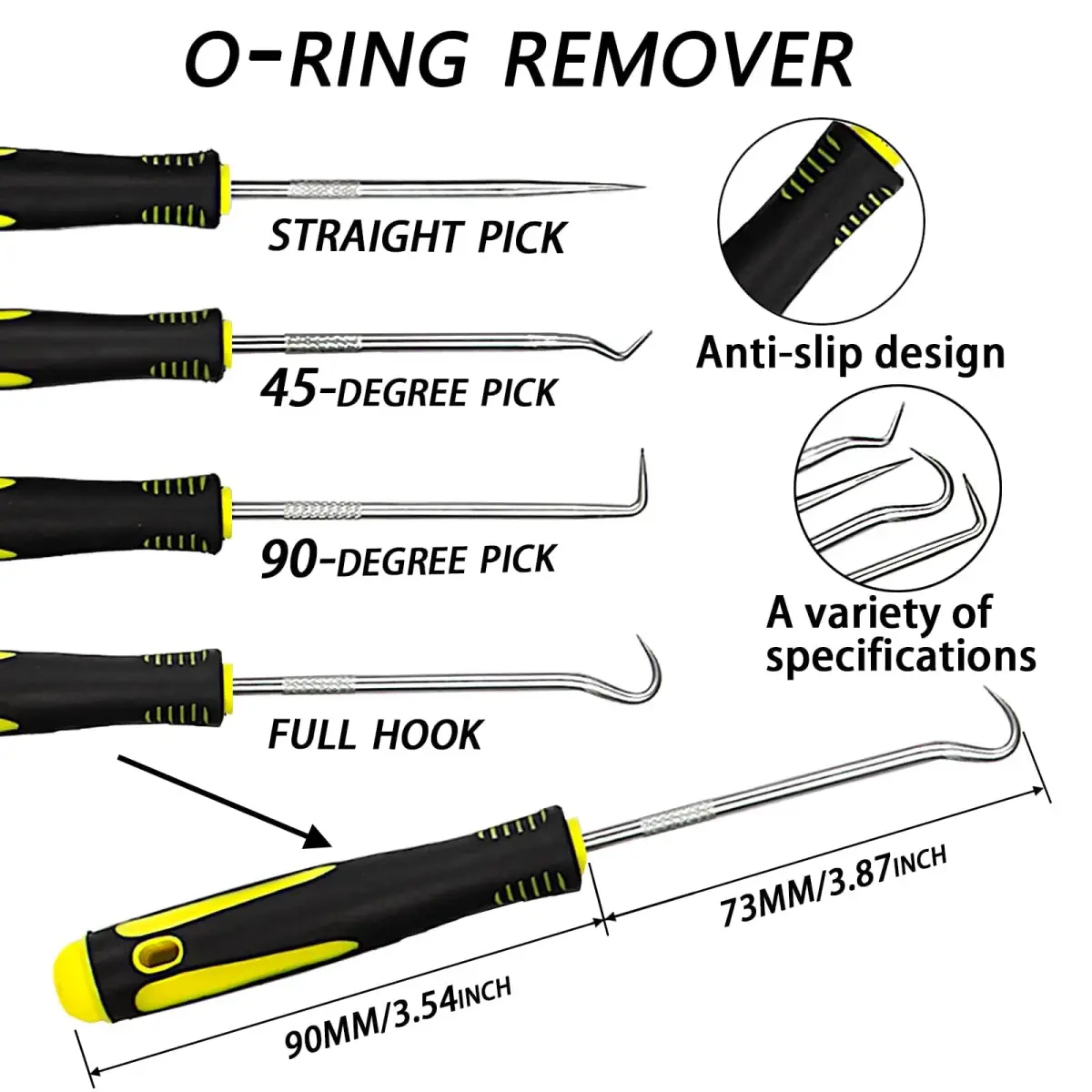 ZDBB 1540 Pcs Metric Nitrile Rubber O-Ring Assortment Kit with 4 Picks | 32 Sizes OD 4mm-50mm - view 5