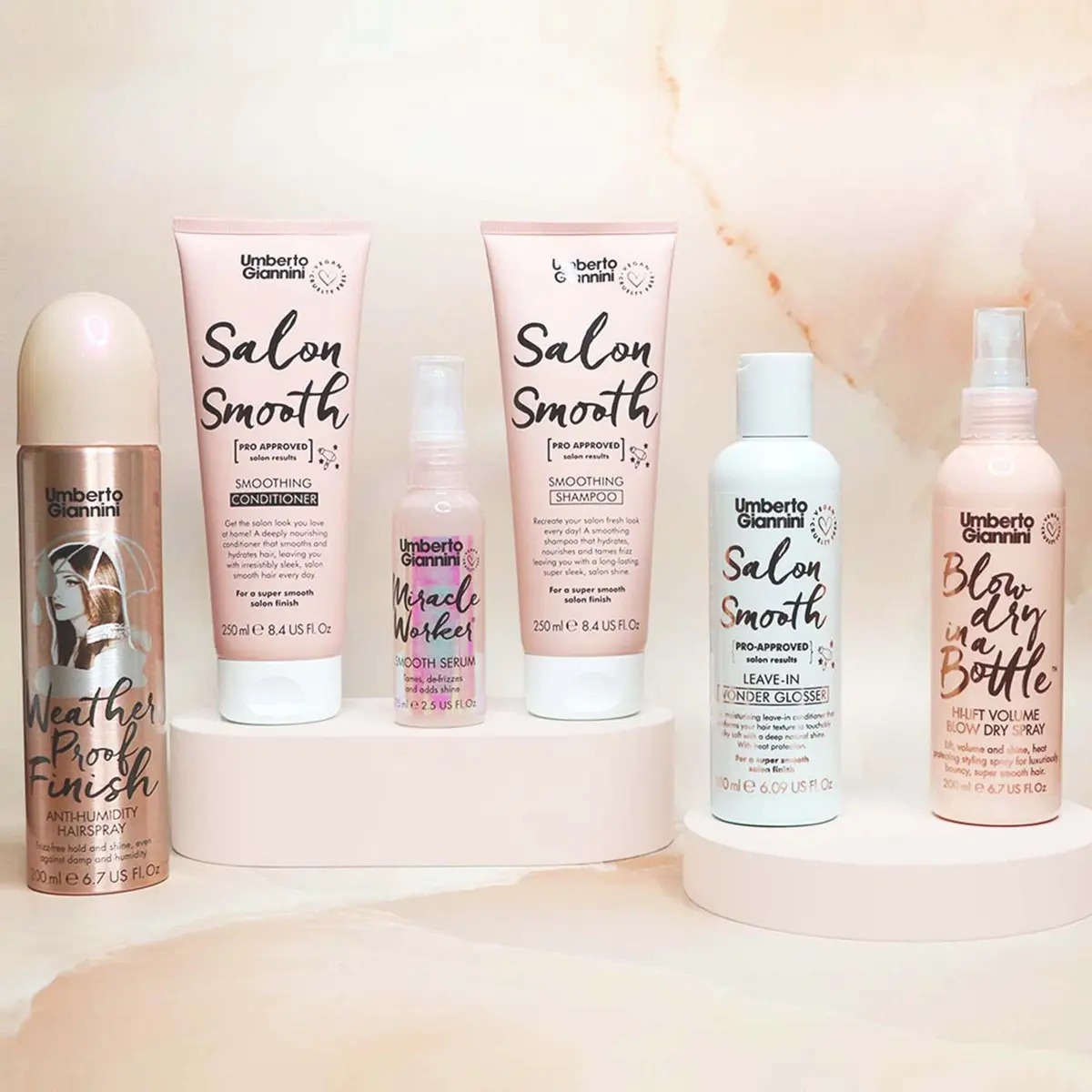 Umberto Giannini Salon Smooth Moisturising Conditioner 250ml | Hydrating, Shine & Defrizz - view 8