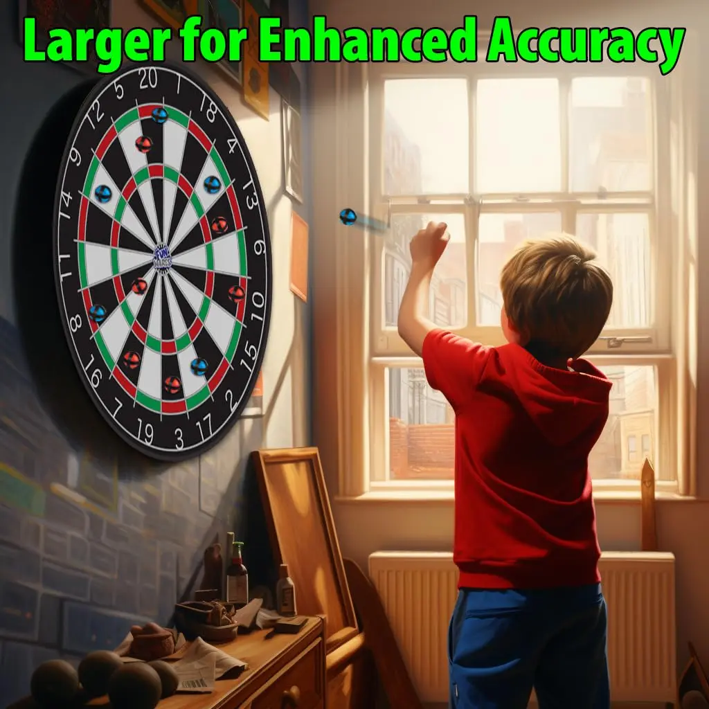 Funwares Giant Safety Dart Board 36 Inch | 91.4 cm Round Hook-and-Loop Ball Game for Kids & Adults - view 5