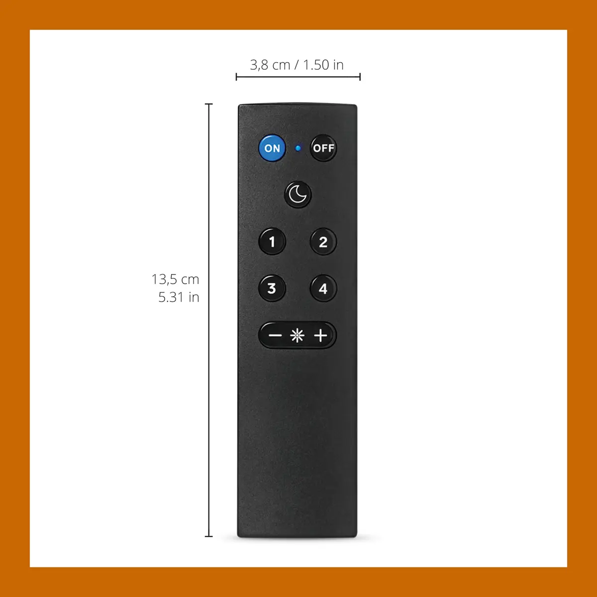 WiZ Connected Remote Control 2 Pack (Black) | Smart Dimming & Scene Control - view 2