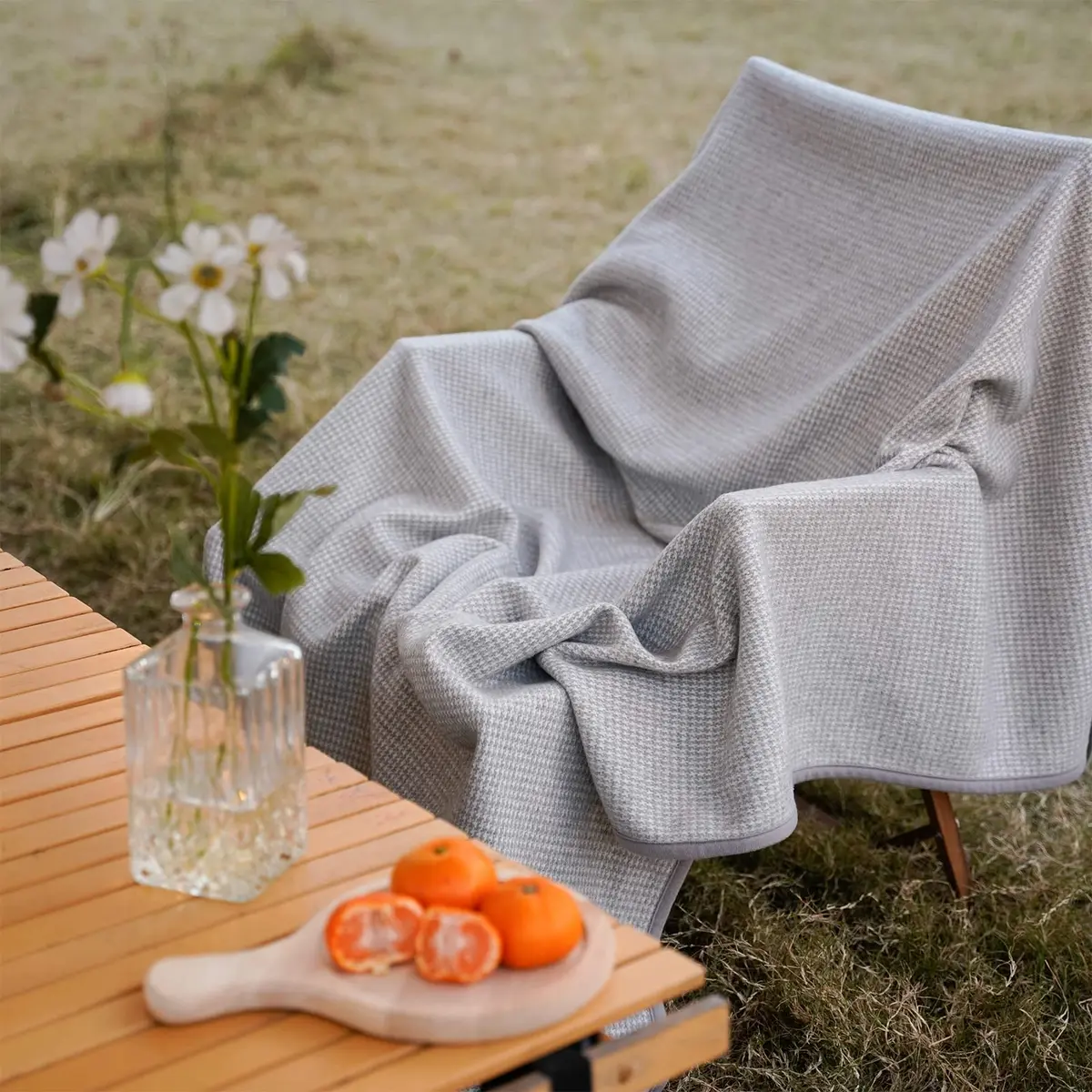 ACUSHLA Merino Wool Camping Blanket 79" x 63" | Breathable, Warm & Soft for Outdoors & Home - view 2