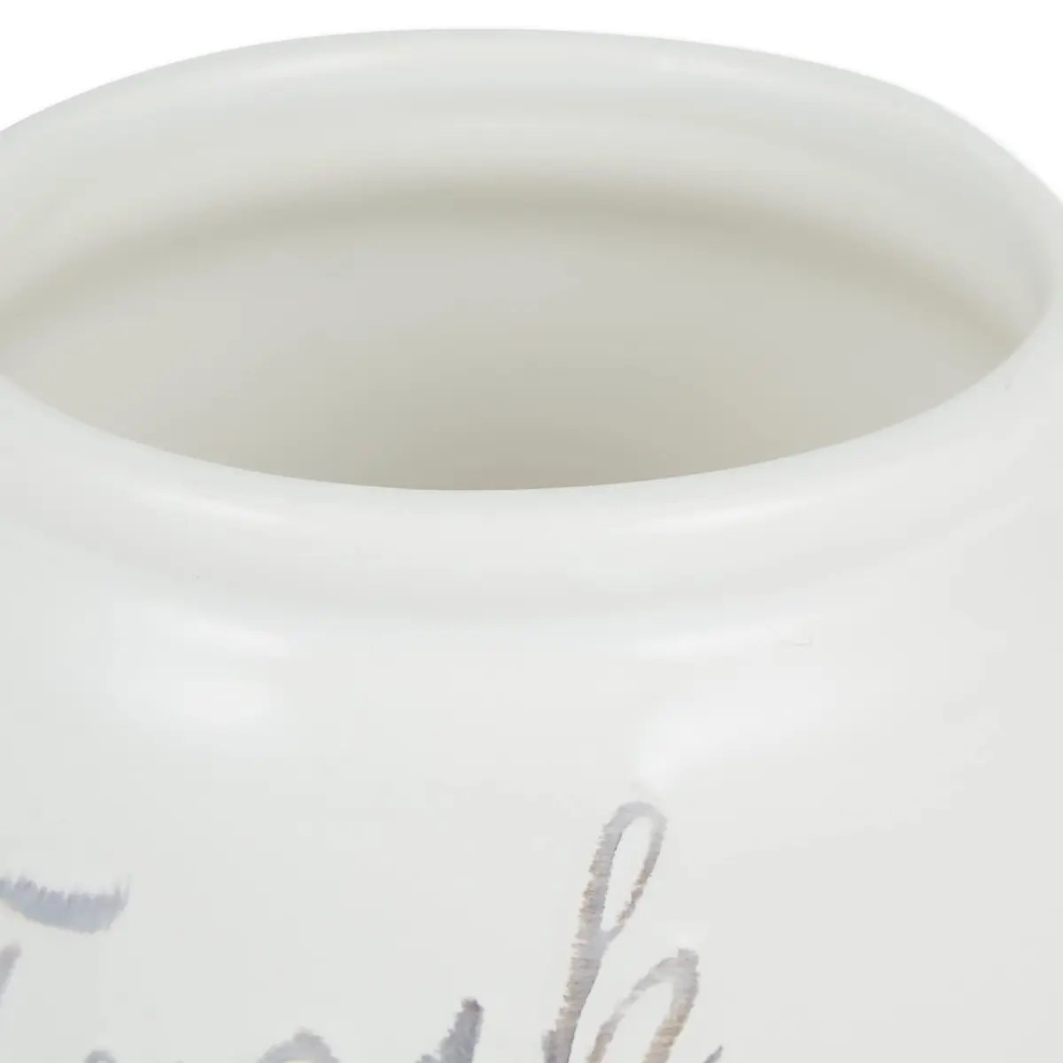DII Ceramic Kitchen Canister Set with Bamboo Lids, 3-Piece Set (4.5"L x 4.5"W x 5.5"H, 6 Cups Total) | Airtight Seal for Dry Food Storage - view 3
