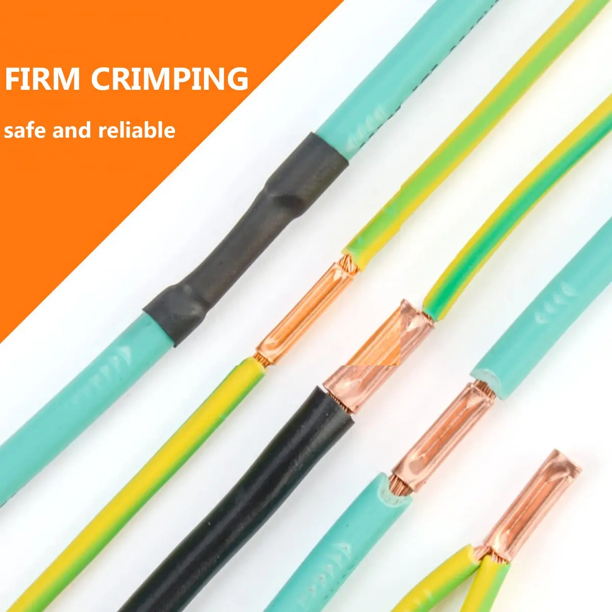 Teansic 480 Pcs Copper Crimp Connector Kit 7 Sizes AWG 6-18 | Reliable Electrical Terminals - view 5