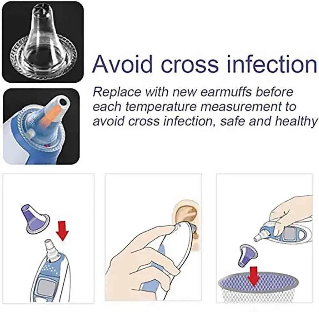 mozeeda 400 Pack Disposable Ear Thermometer Probe Covers | Protects Lens for Accurate Readings - view 6
