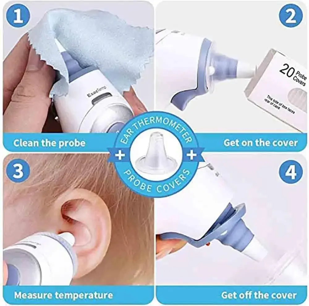 mozeeda 400 Pack Disposable Ear Thermometer Probe Covers | Protects Lens for Accurate Readings - view 7