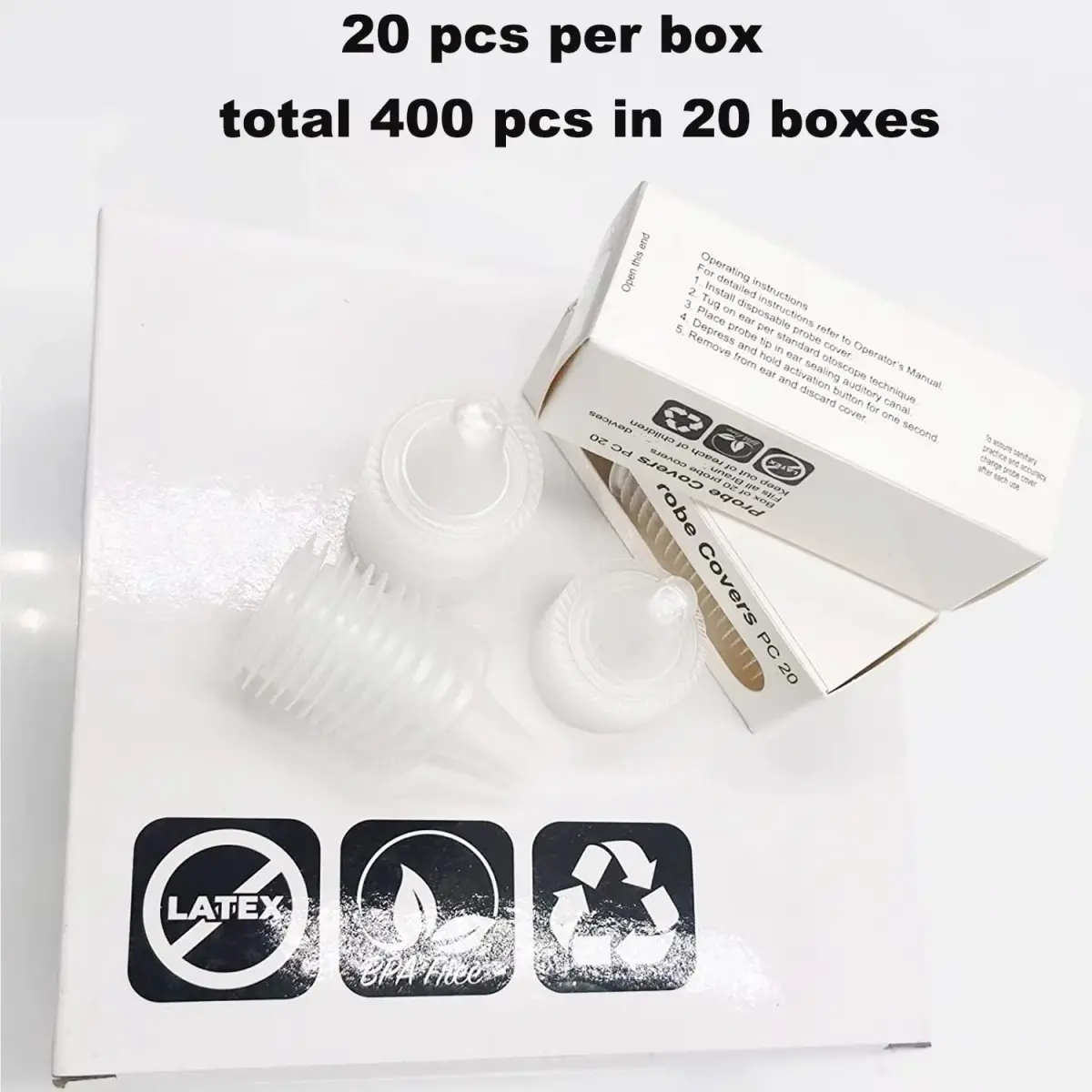 mozeeda 400 Pack Disposable Ear Thermometer Probe Covers | Protects Lens for Accurate Readings - view 8