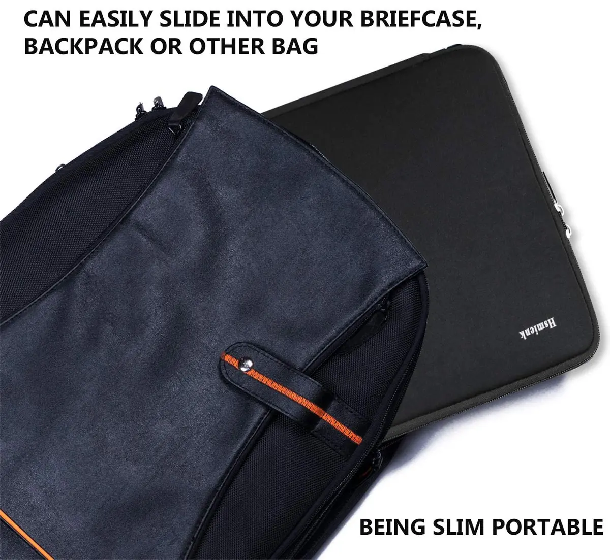 Hsmienk Laptop Case Sleeve 13.3 inch | Shockproof, Water-Resistant Computer Cover for 13.3" Laptop - view 6