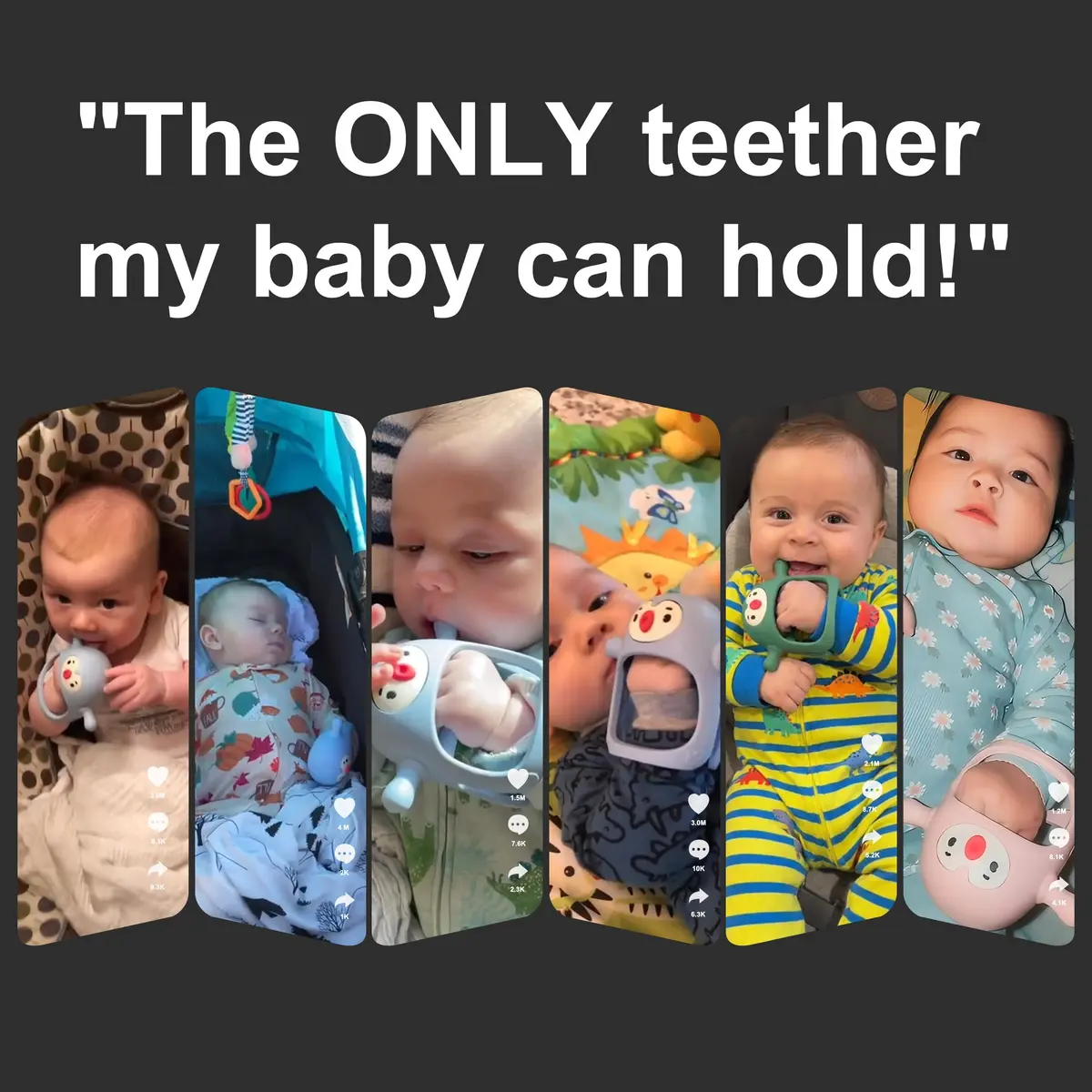 Smily Mia Penguin Teether | BPA-Free Silicone Baby Teething Toy for 0-6 Months - view 6