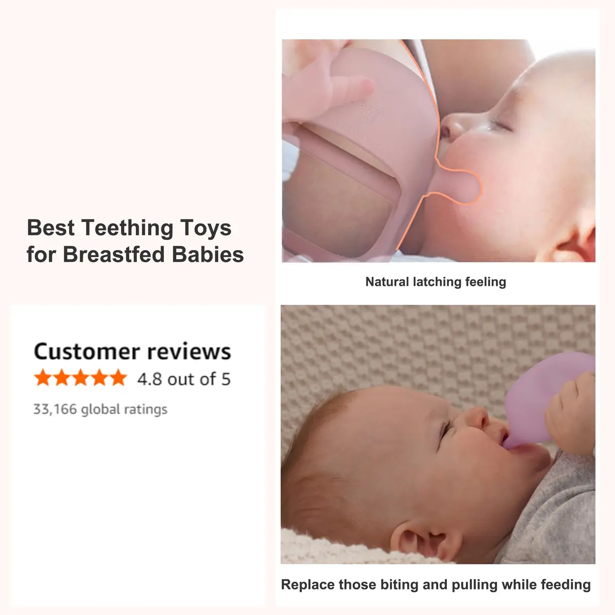 Smily Mia Penguin Teether | BPA-Free Silicone Baby Teething Toy for 0-6 Months - view 4
