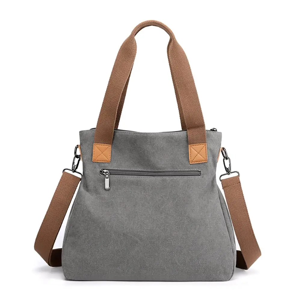 SNUG STAR Multi-Color Striped Lattice Canvas Handbag | 62cm x 32cm x 12cm - view 2
