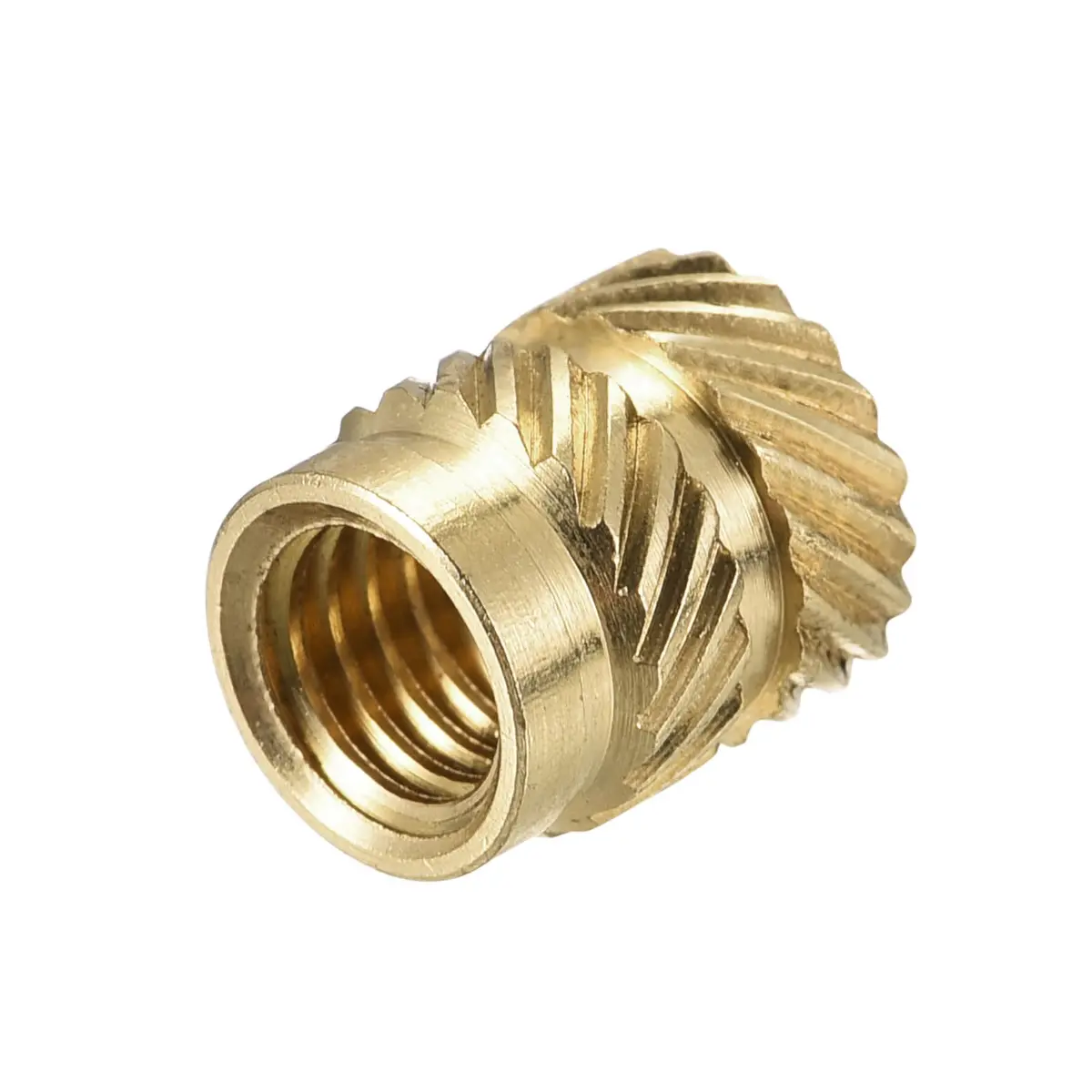 uxcell Knurled Insert Nuts, 60Pcs M5 x 8mm L x 7mm OD | Brass Heat Set for 3D Printing - view 4