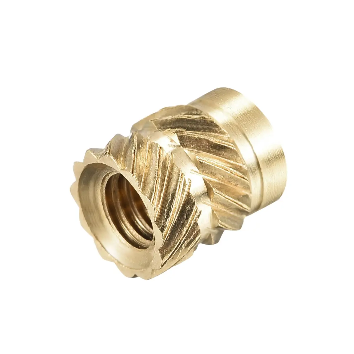 uxcell M4 x 7mm L x 6mm OD Brass Knurled Insert Nuts (60 Pcs) | Heat Set Embedment Nut for 3D Printing - view 5