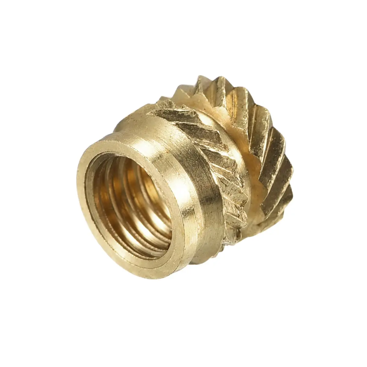 uxcell M5 x 6mm L x 7mm OD Brass Knurled Insert Nuts (30 Pcs) | Thread Size M5 x 0.8mm - view 4
