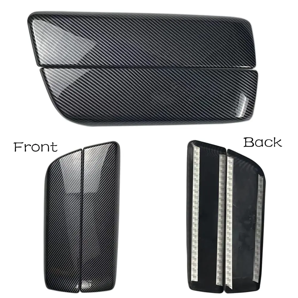CHUANGHUI BMW 5 Series G30 & 6 Series GT Center Armrest Box Cover | Carbon Fiber Style, 2pcs Set, Adhesive Installation - view 7