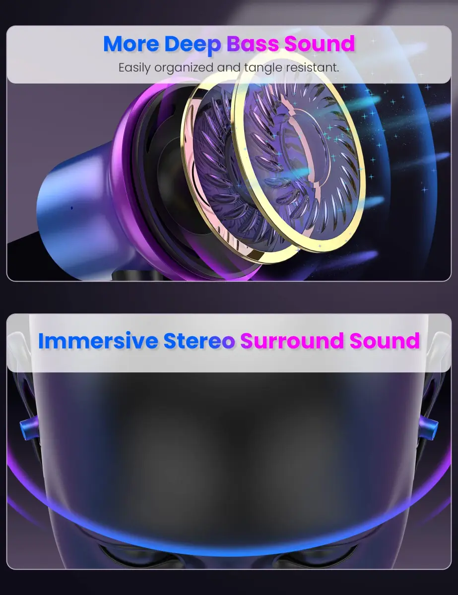 iMangoo MFi-Certified Wired Earbuds for Lightning Connector | Purple, 114dB Sensitivity - view 5