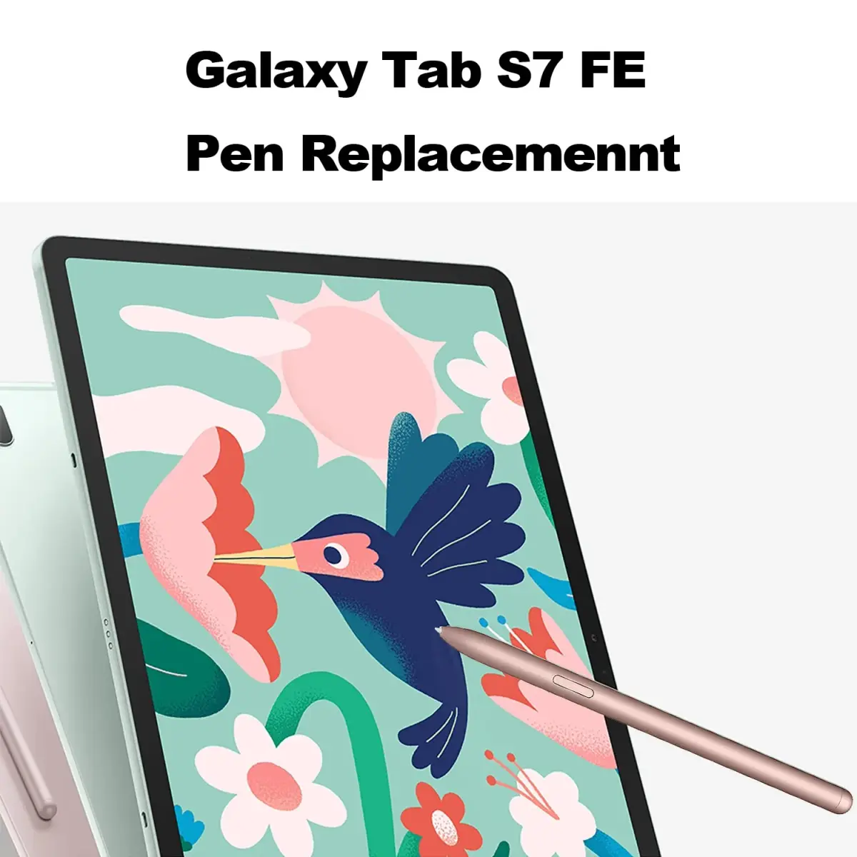 Peixiong Mystic Pink Stylus Pen for Samsung Galaxy Tab S7, S7+ Plus, S7 FE | Compatible with Tab S4, S6, S8 Series - view 2