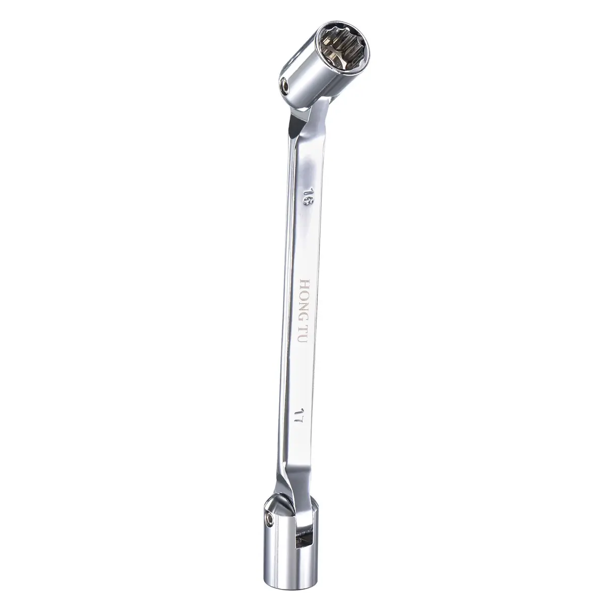 uxcell 16mm x 17mm Flexible Head Socket Wrench | 180 Degree Rotation for Mechanical Repair - view 5