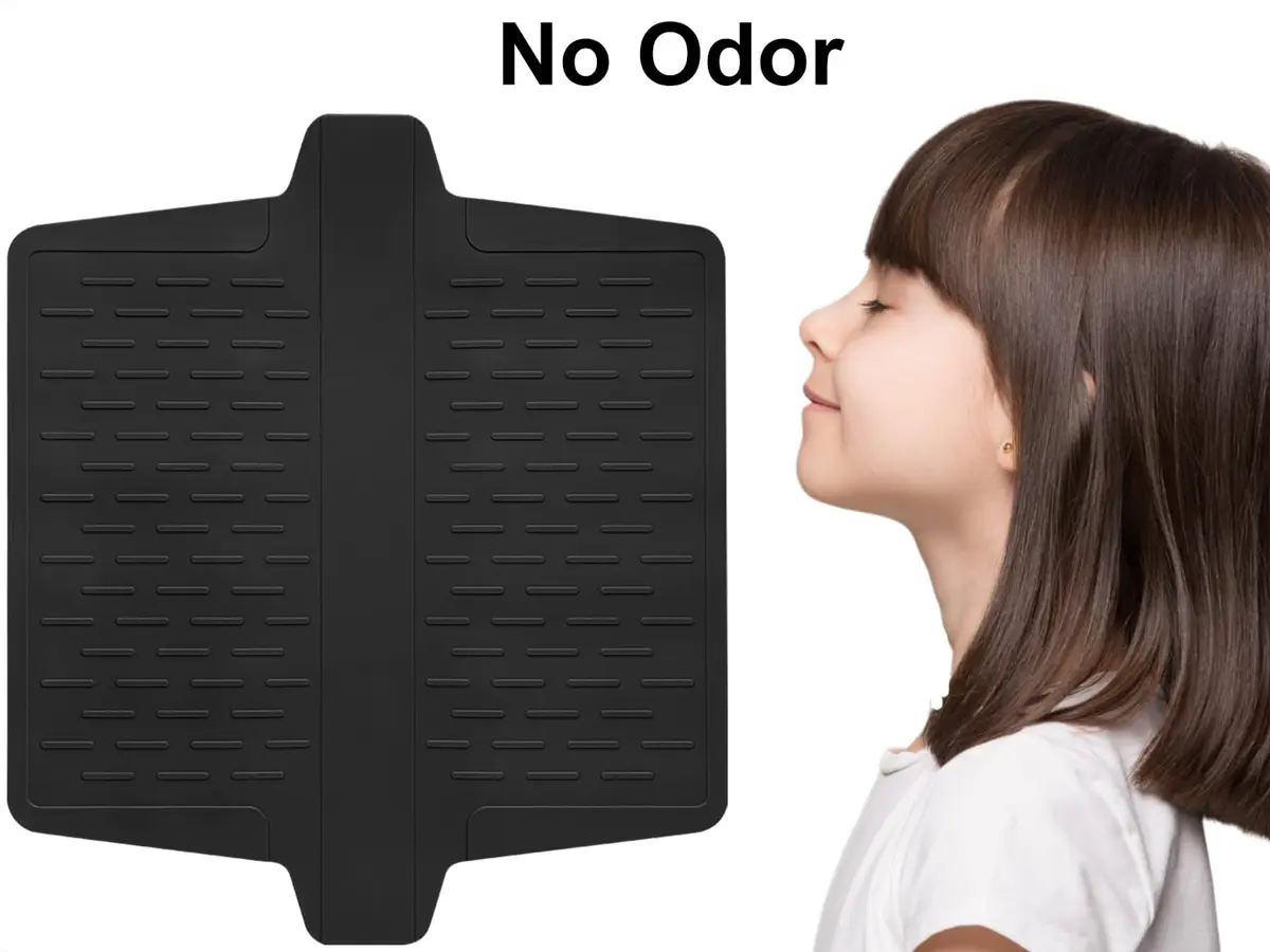 VELOVYO Silicone Sink Divider Protector Mat with Suction Cups | 32.5 cm (12.8") x 28 cm (11") - view 6
