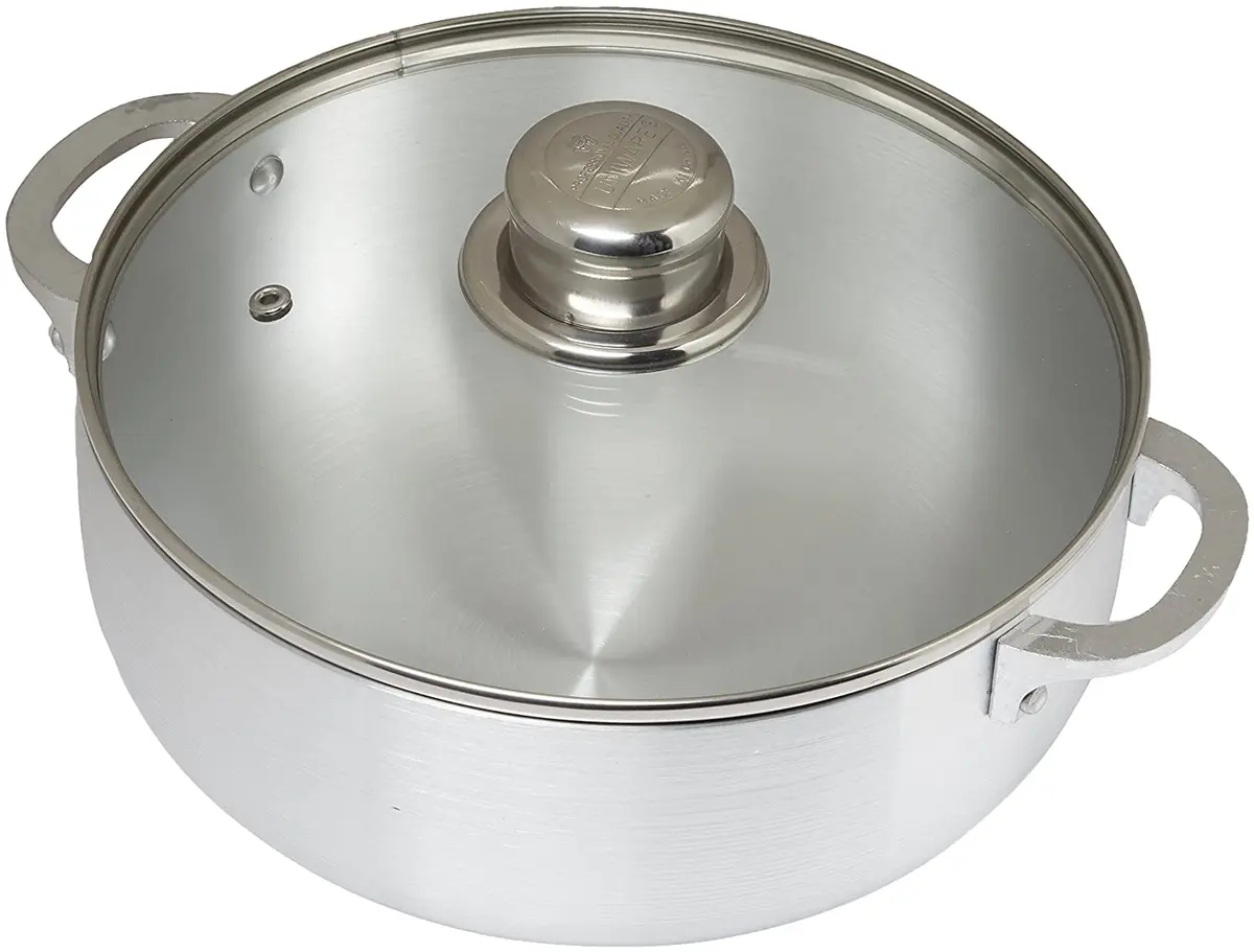 Uniware Heavy Gauge Aluminum Caldero Set of 6 | 1.7-13 QT | Superior Heat Distribution - view 3