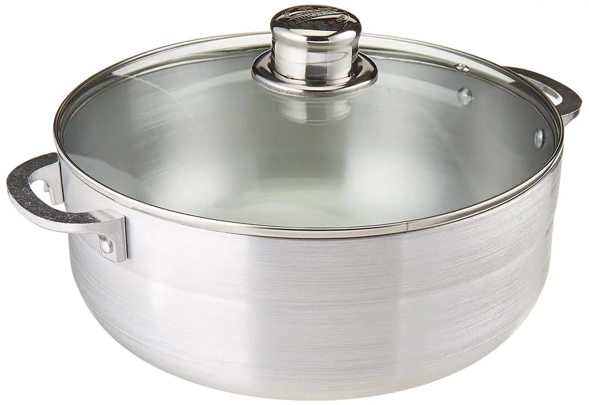 Uniware Heavy Gauge Aluminum Caldero Set of 6 | 1.7-13 QT | Superior Heat Distribution - view 4