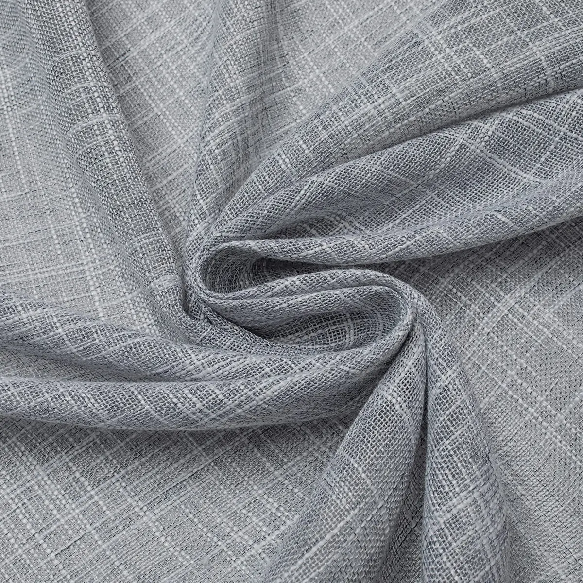 BD BEDA HOME Tassel Linen Textured Swag Curtain Valance, Grey, 36 x 36 in | Light-filtering, airy linen blend for home decor - view 7
