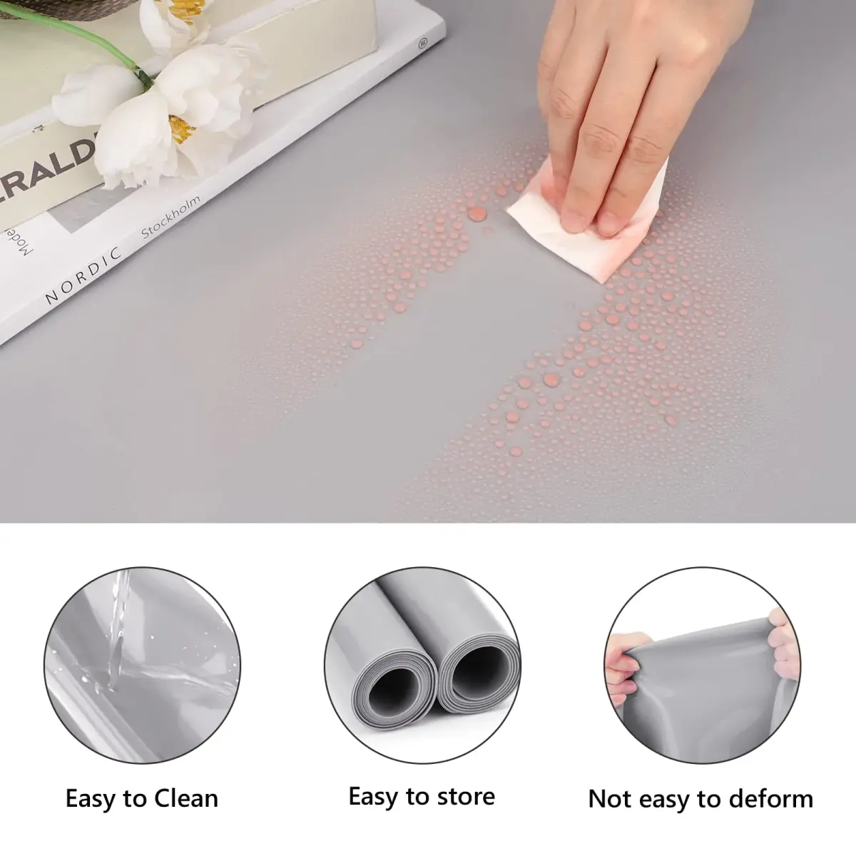 Gartful Oversize Silicone Craft Mat 80cm x 60cm (31.5" x 23.6") | Protects Surfaces from Resin, Paint & Heat - view 7