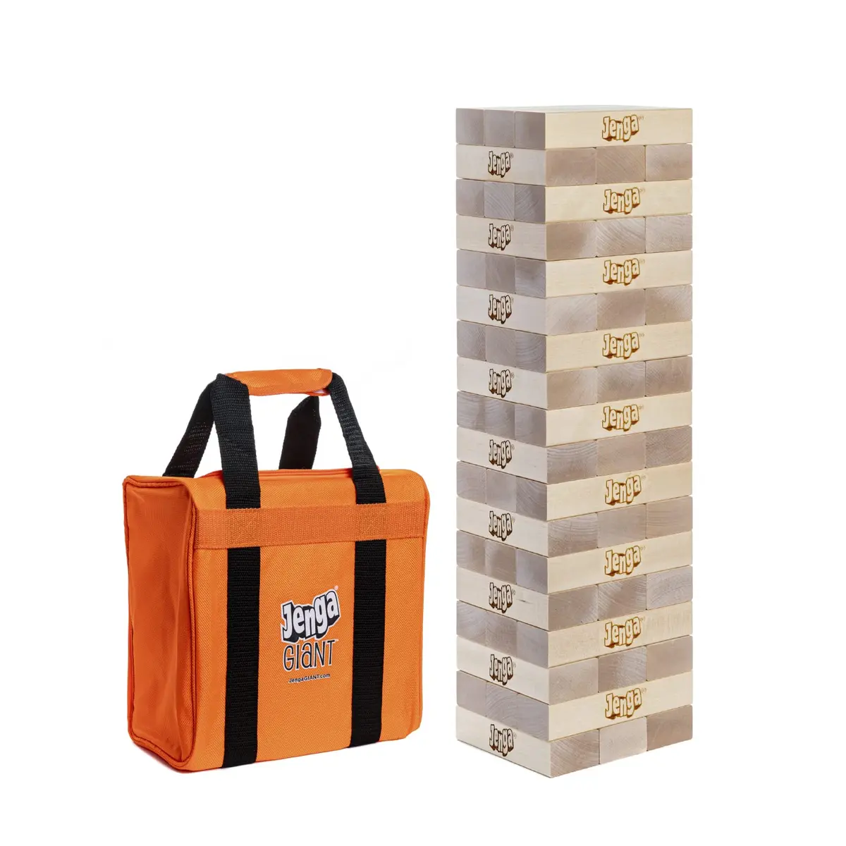 Jenga Giant - Hardwood Blocks - Stacks to Over 3 feet | Officially Licensed Giant Jenga Game - main product image