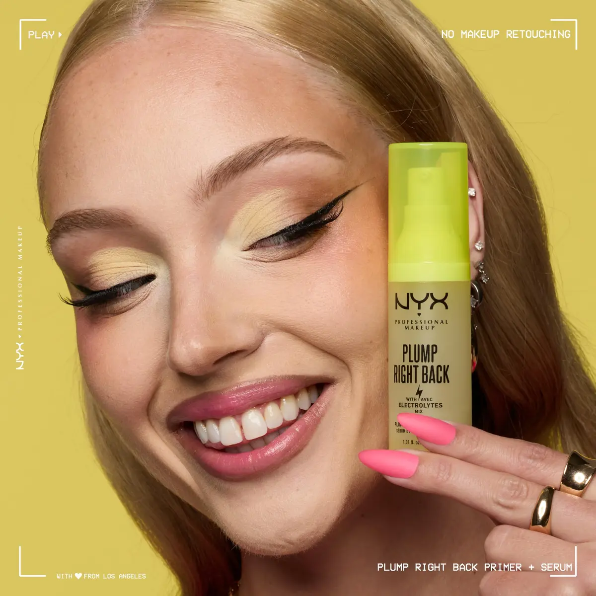 NYX PROFESSIONAL MAKEUP Plump Right Back Plumping Serum & Primer, 30ml | Hyaluronic Acid & Vitamins for All Skin Types - view 9