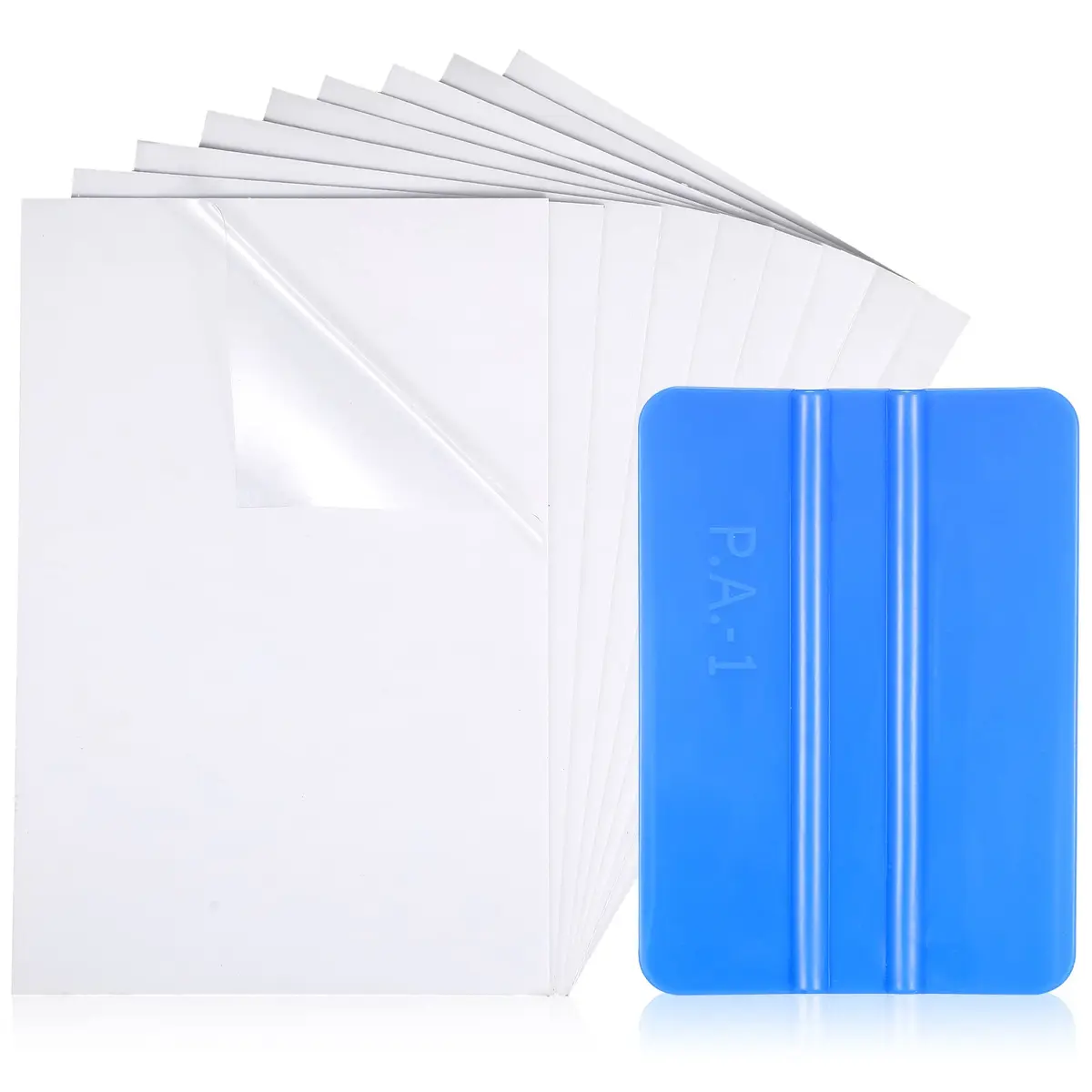 Zonon Windshield Sticker Applicator 4x6 in | Static Cling Window Film for Car Windows - main product image