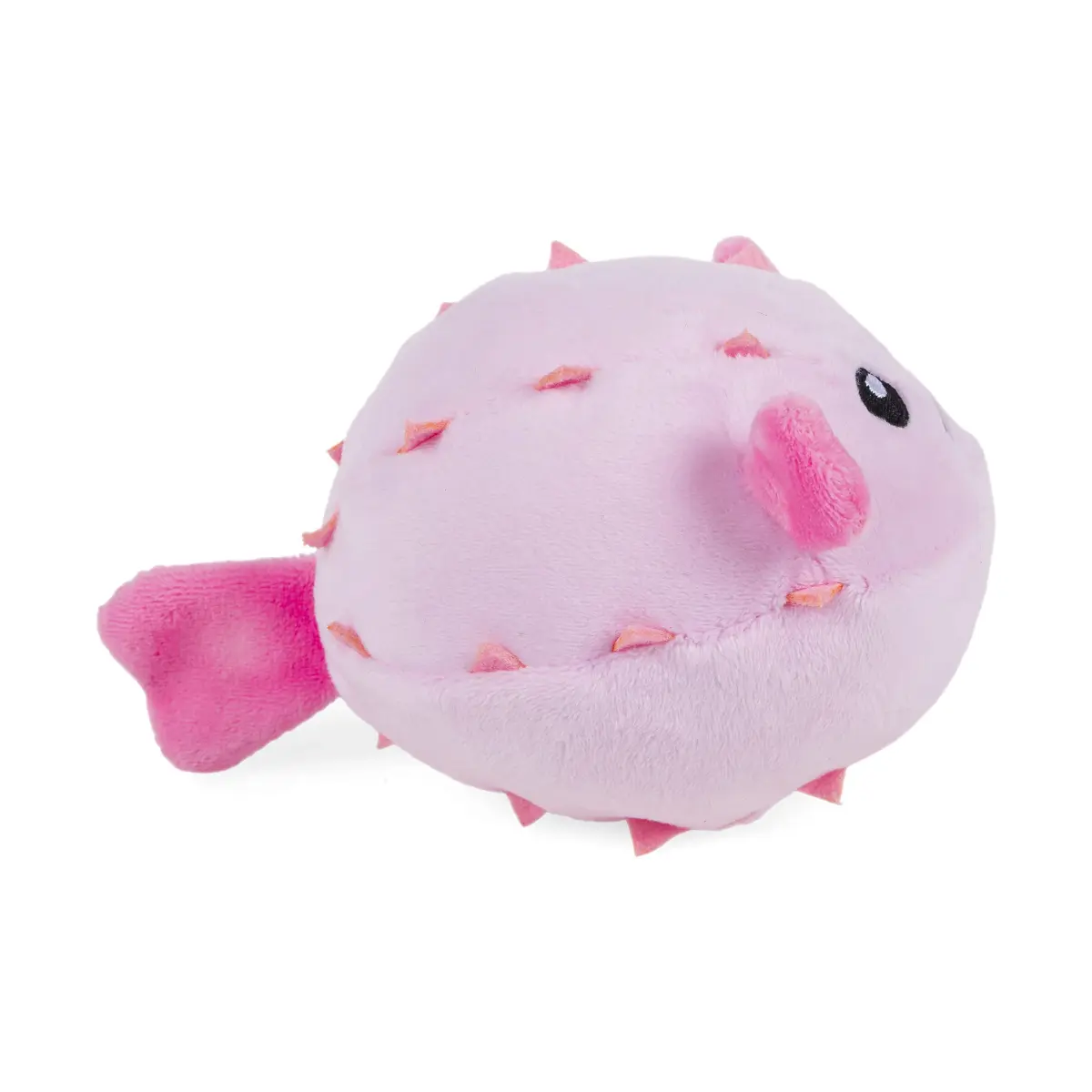 Petface Planet Pippa Puffa Fish Eco-Friendly Plush Dog Toy 18cm (7in) | Recycled Materials & Built-in Squeaker - view 4