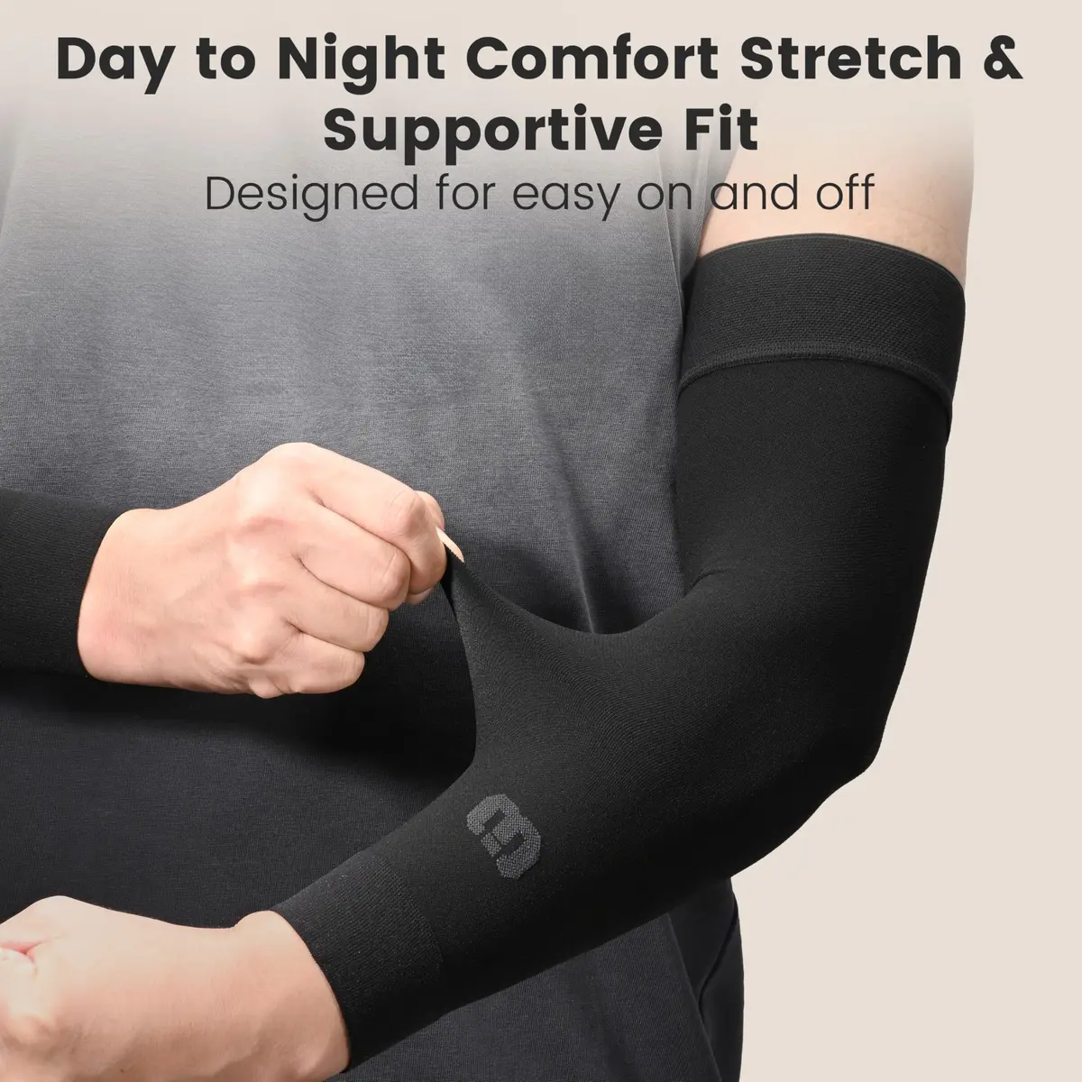 MGANG Medical Compression Arm Sleeve 15-20 mmHg, Lymphedema & Post-Surgery | FDA Approved Graduated Compression for Circulation & Swelling - view 5
