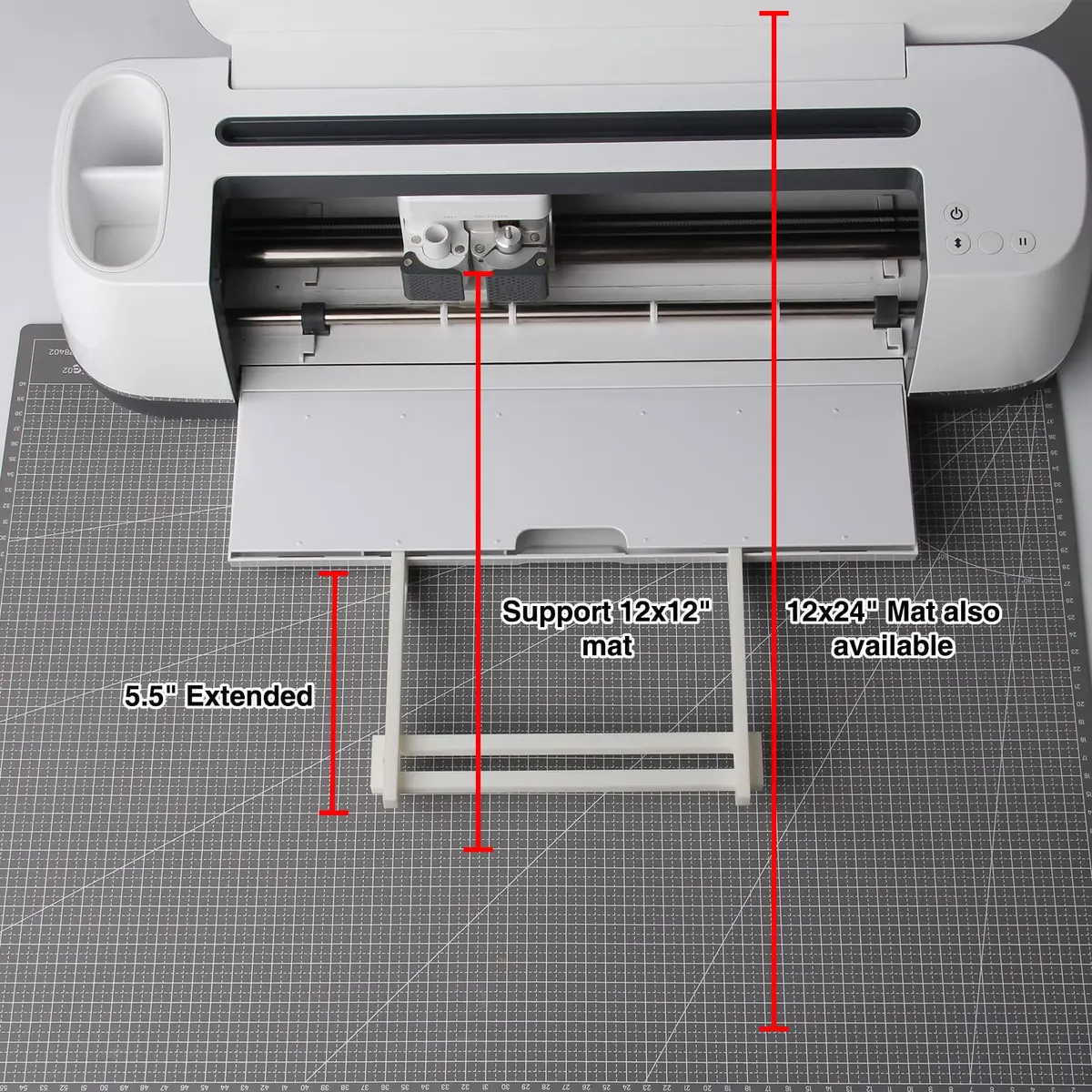 LOPASA Extension Tray for Cricut Maker 4, 3, Explore 5 | Holds Vinyl & Mat Straight - view 3
