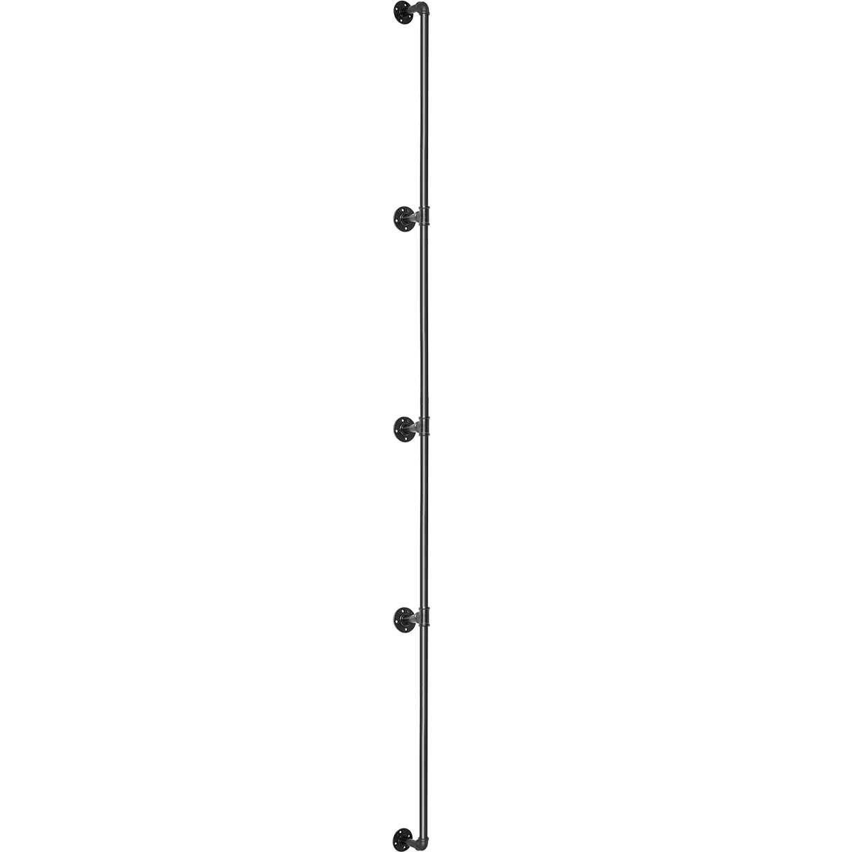 VEVOR Pipe Stair Handrail 13 FT (3.96 m) | Industrial Carbon Steel Staircase Handrail with 440 lbs Load Capacity - view 9