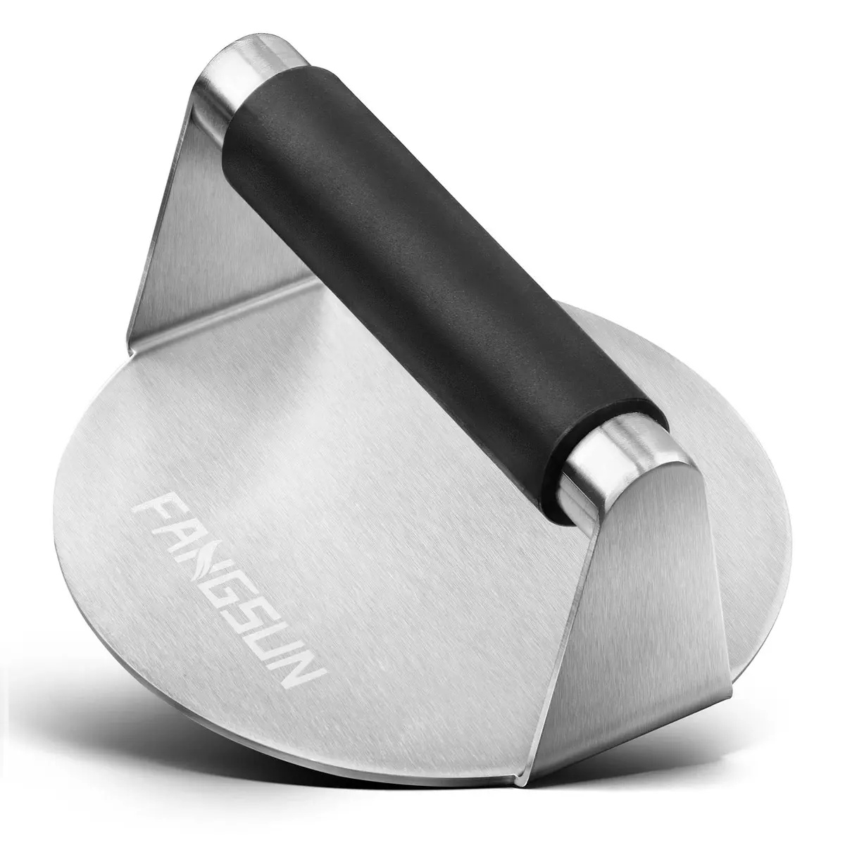 FANGSUN Stainless Steel Burger Press 5.8 Inch | Flat & Heat-Resistant for BBQ & Home Kitchen - main product image